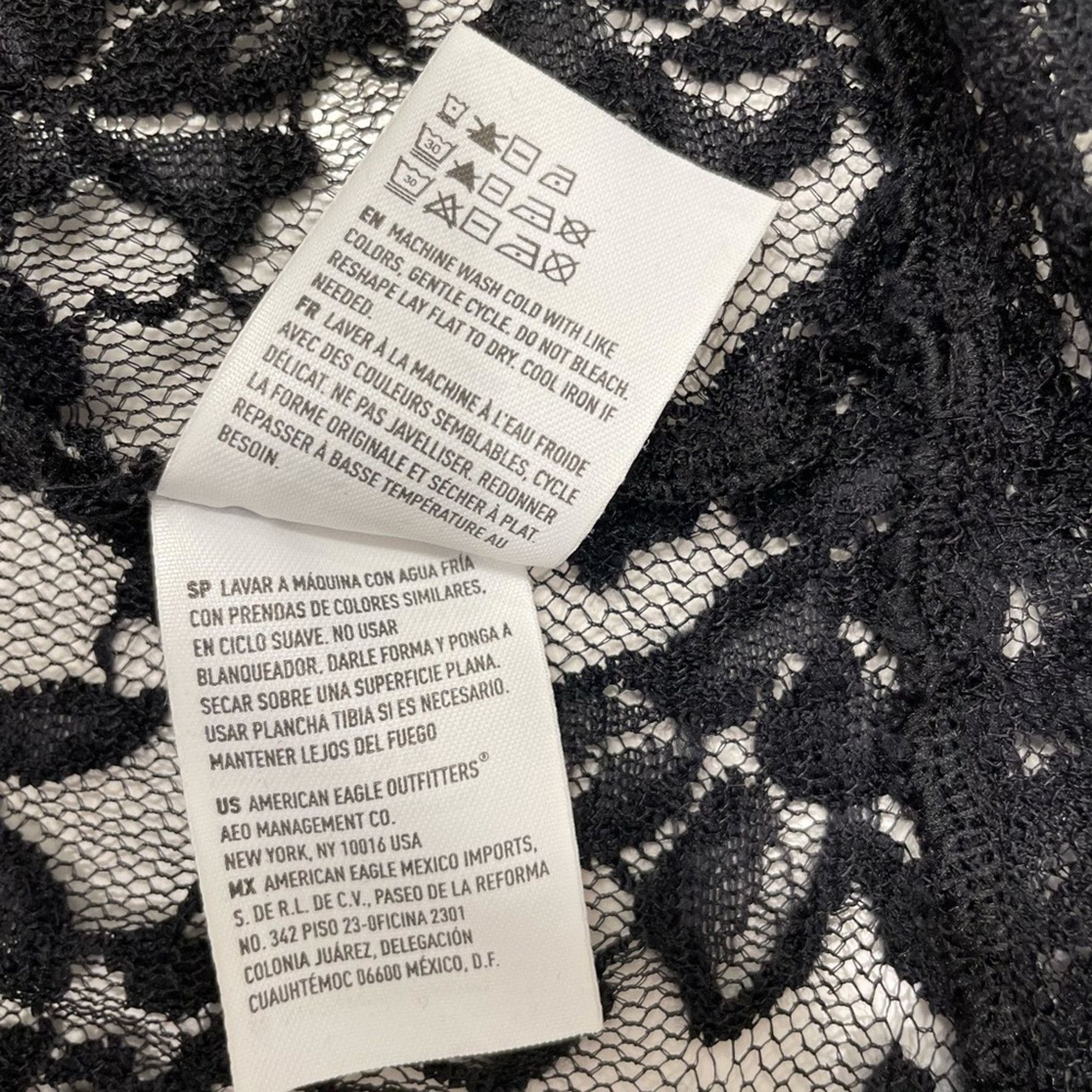 American Eagle Outfitters AEO Sheer Lace Tank XS Size XS / US 0-2 / IT 36-38 - 7 Thumbnail