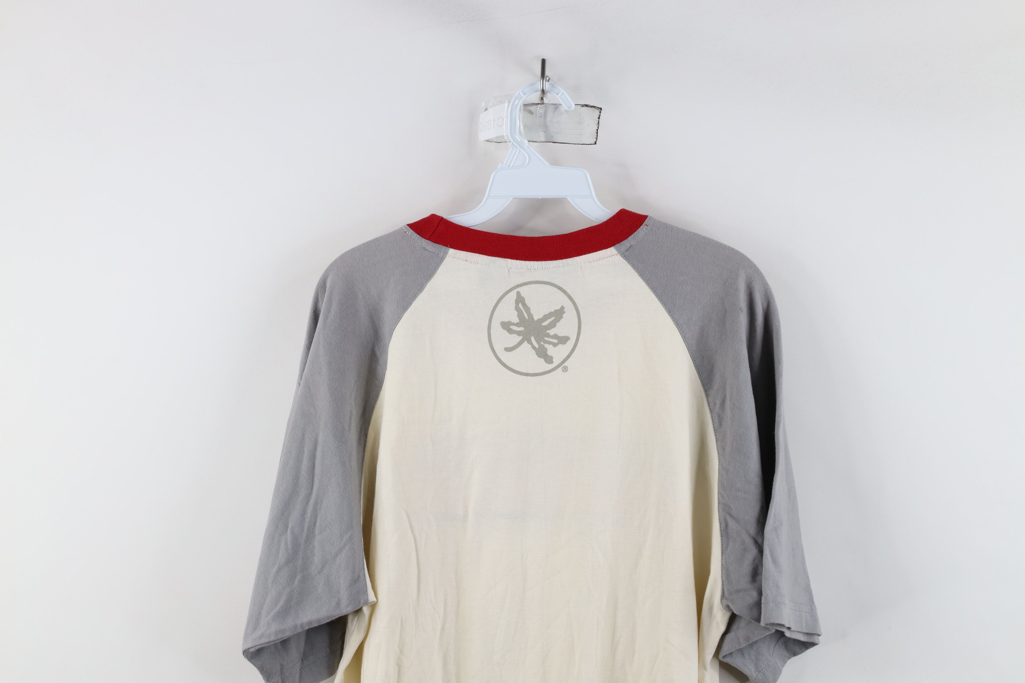 Vintage Vintage Ohio State University Raglan Short Sleeve T-Shirt Size US L / EU 52-54 / 3 - 12 Thumbnail