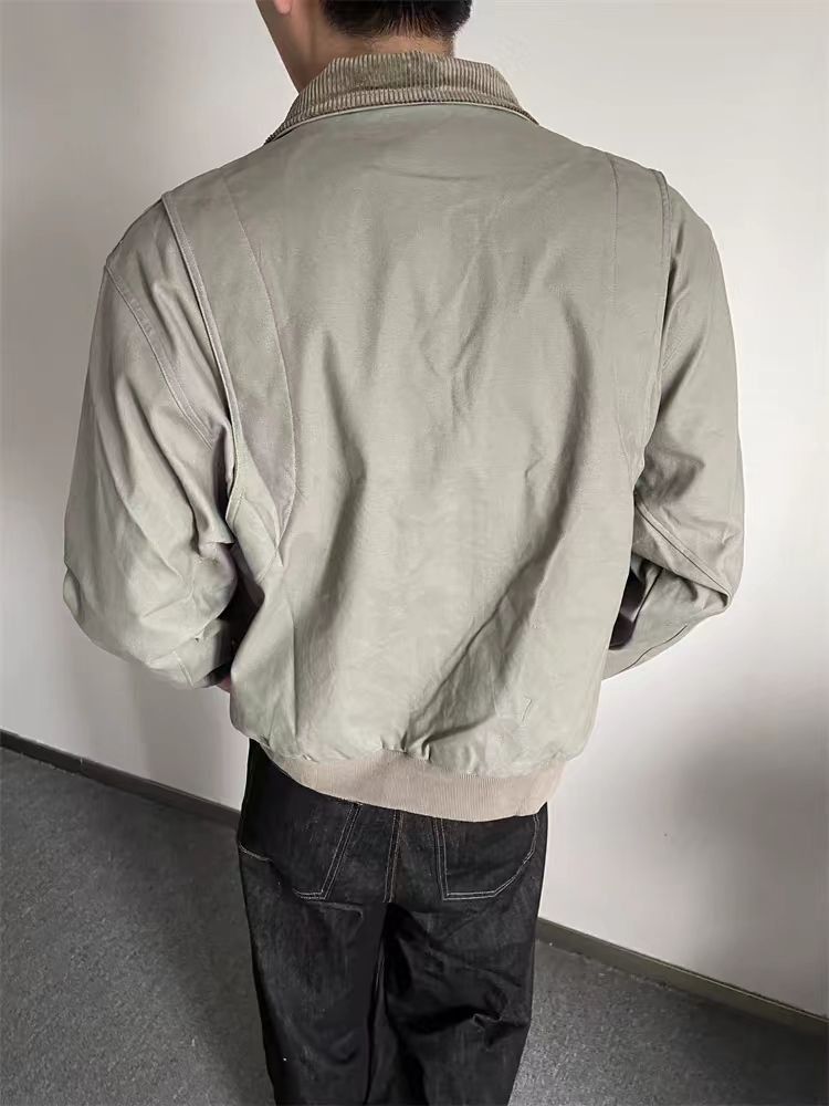 Japanese Brand × Vintage Double Zip Baseball Jacket Aviator Jacket Short Coat Size US M / EU 48-50 / 2 - 4 Thumbnail