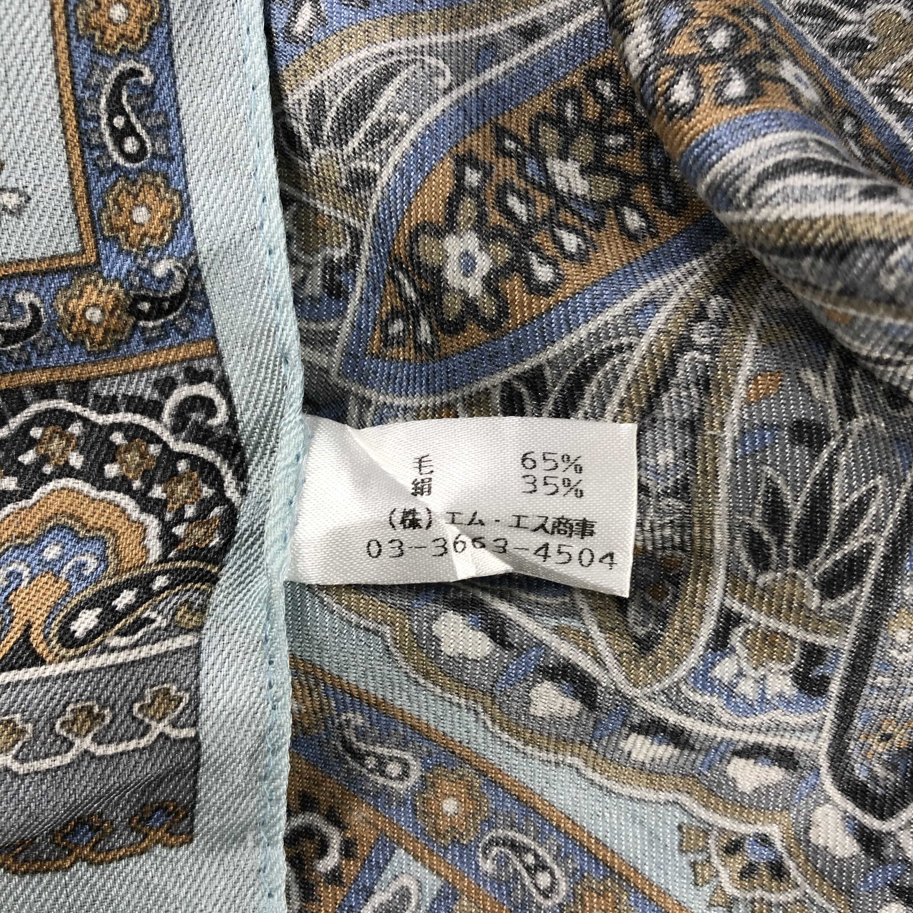 Vintage Vintage Silk Scarf Size 26 - 5 Thumbnail