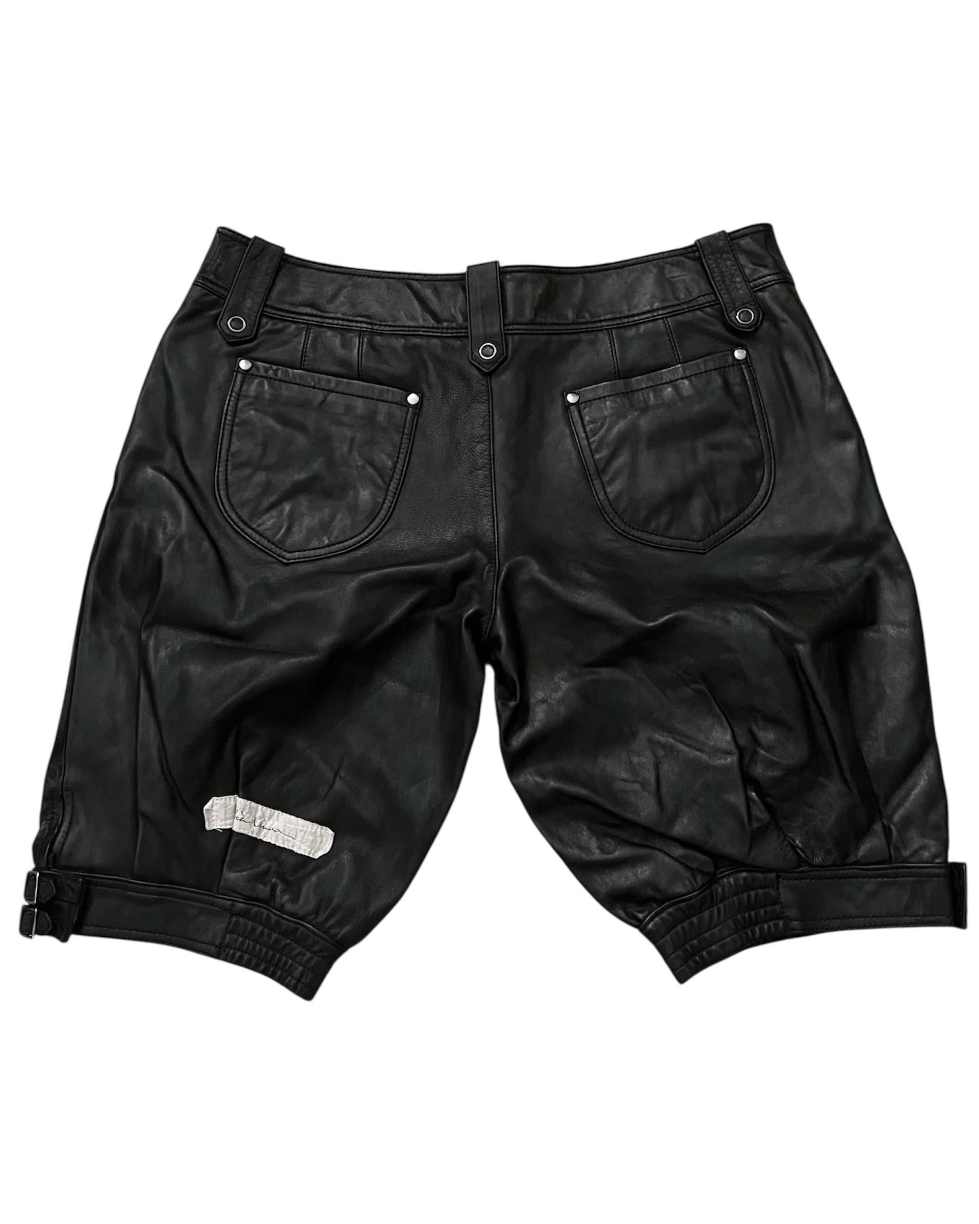 Other Alice Auaa Leather Shorts NWT Size US 34 / EU 50 - 3 Thumbnail
