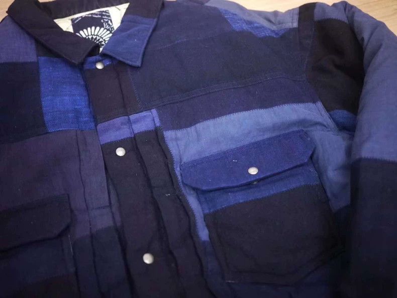 Visvim Visvim ICT 101XX DOWn JKT KOFU INDIGO-2506 Size US L / EU 52-54 / 3 - 4 Thumbnail