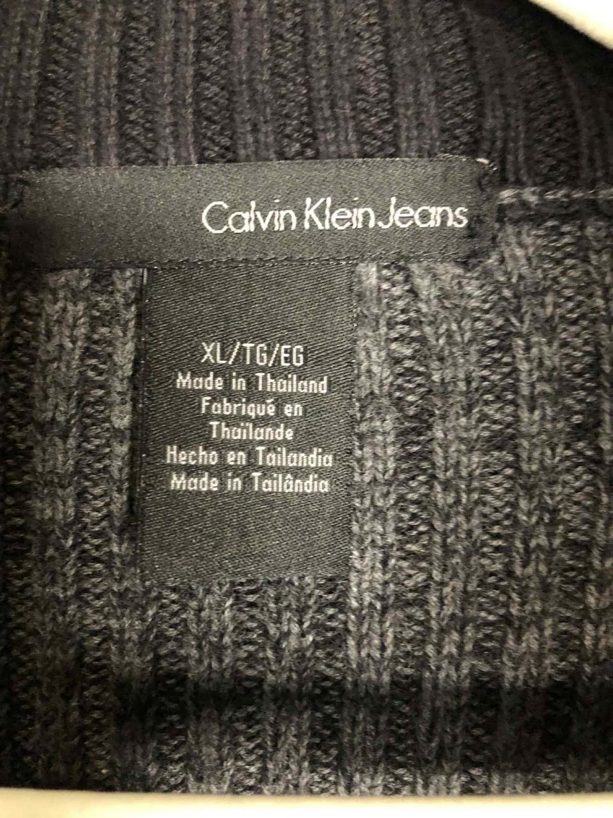 Calvin Klein Calvin Klein Jeans Mens Cable Knit Sweater sz XL Size US XL / EU 56 / 4 - 9 Thumbnail