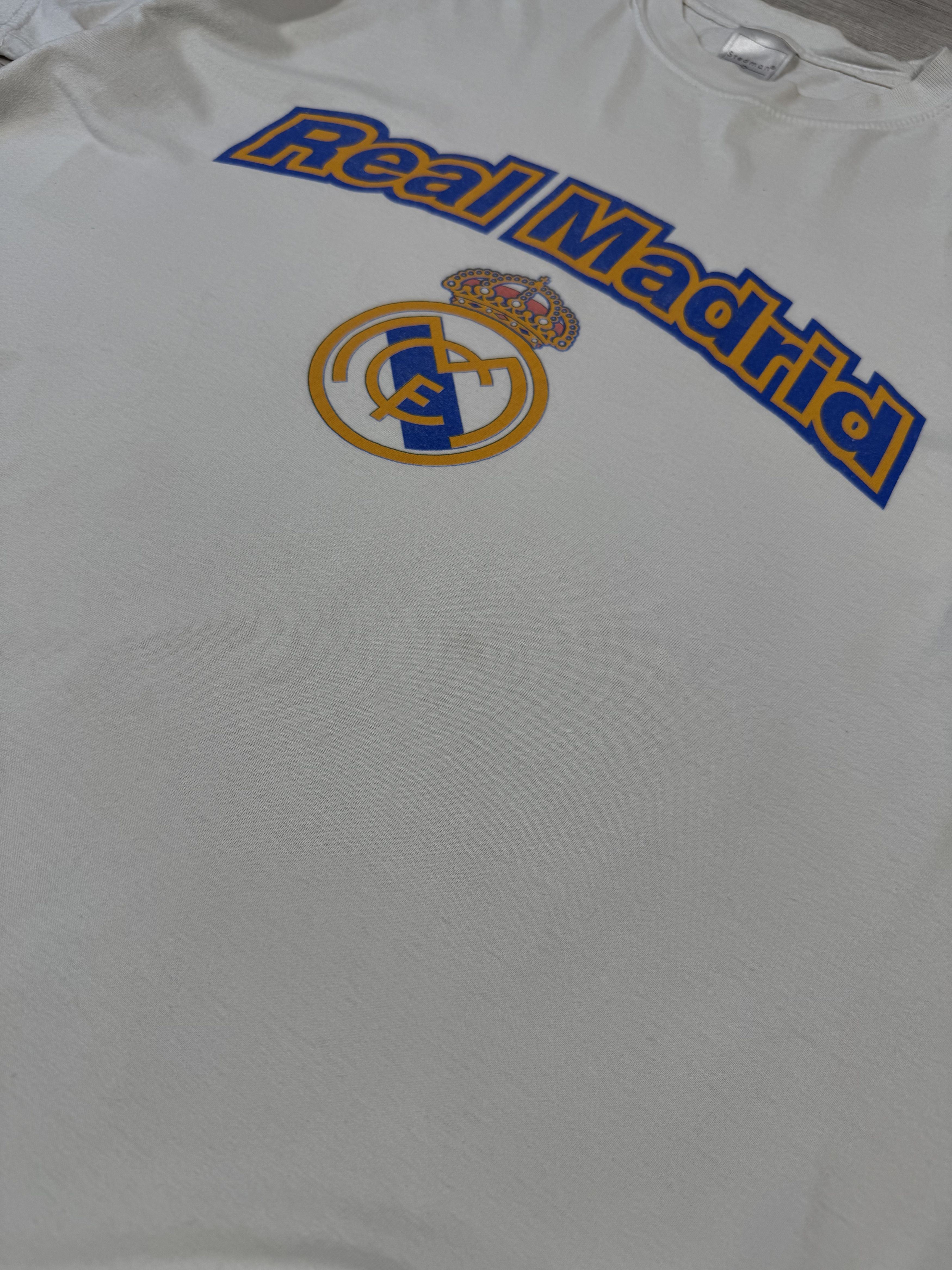 Vintage Crazy Vintage Real Madrid Beckham Y2K Soccer T Shirt Size US M / EU 48-50 / 2 - 5 Thumbnail