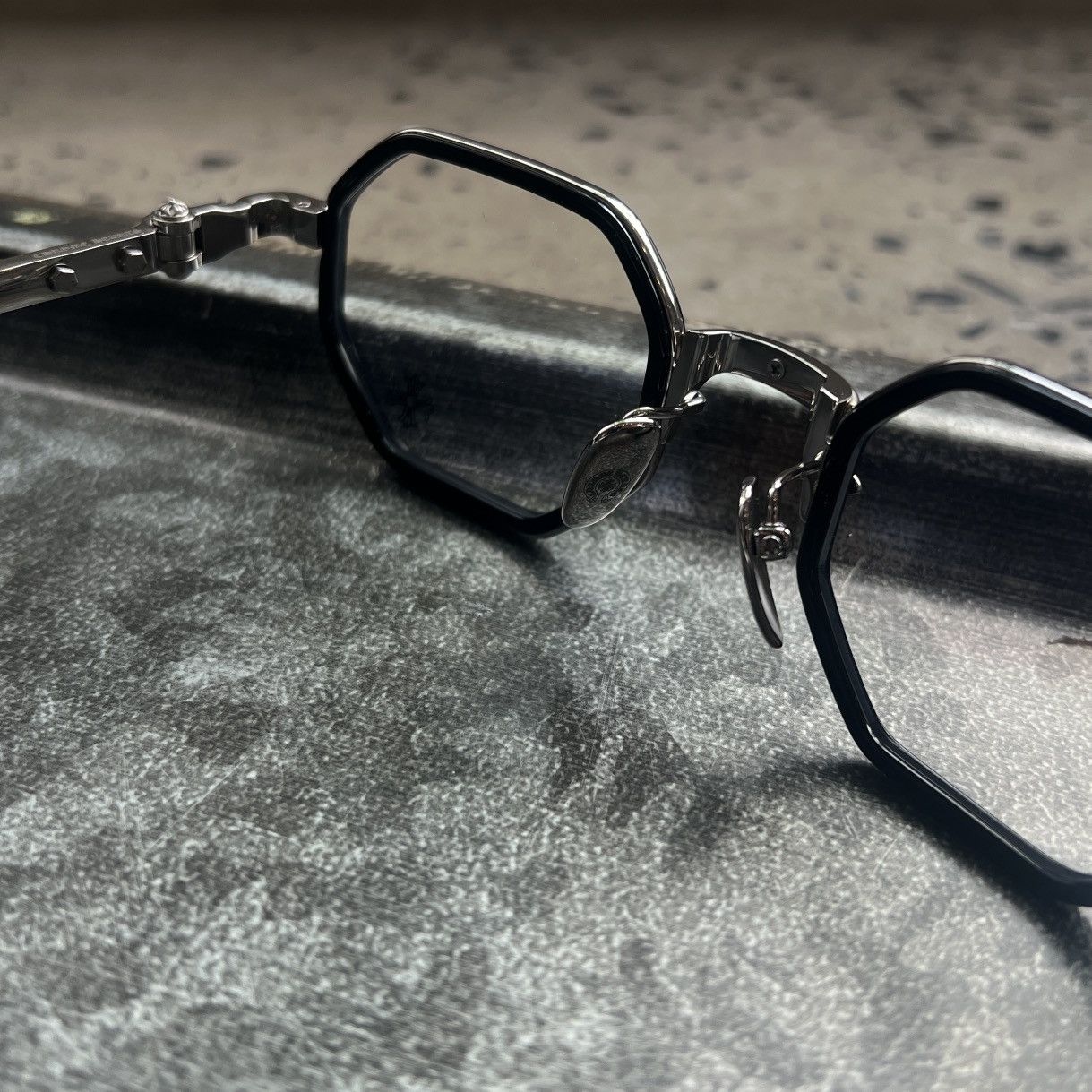 Chrome Hearts Chrome Hearts TATTERS BLACK/SILVER Glasses Size ONE SIZE - 7 Thumbnail