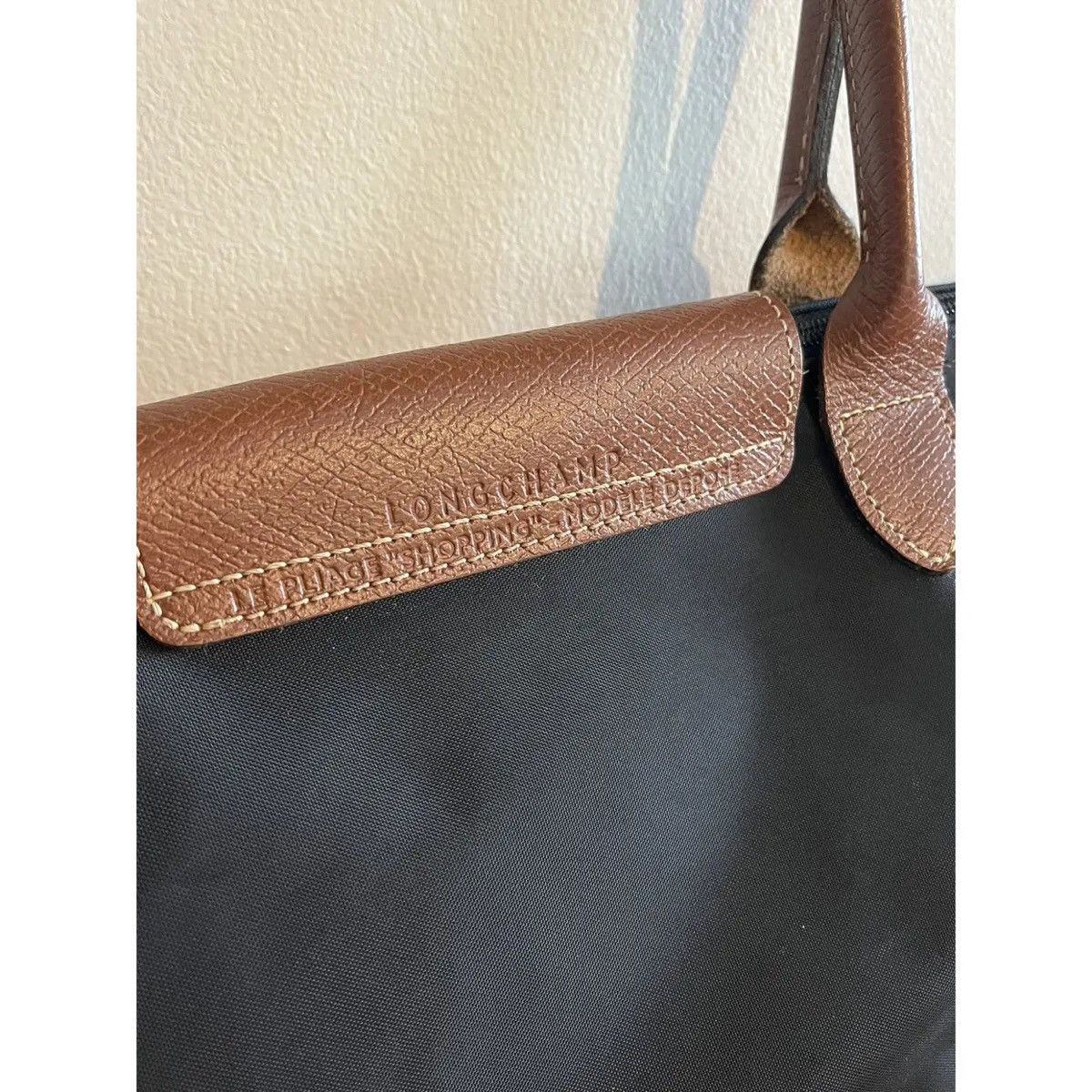 Longchamp Longchamp Pliage Handbag Leather Size ONE SIZE - 5 Thumbnail