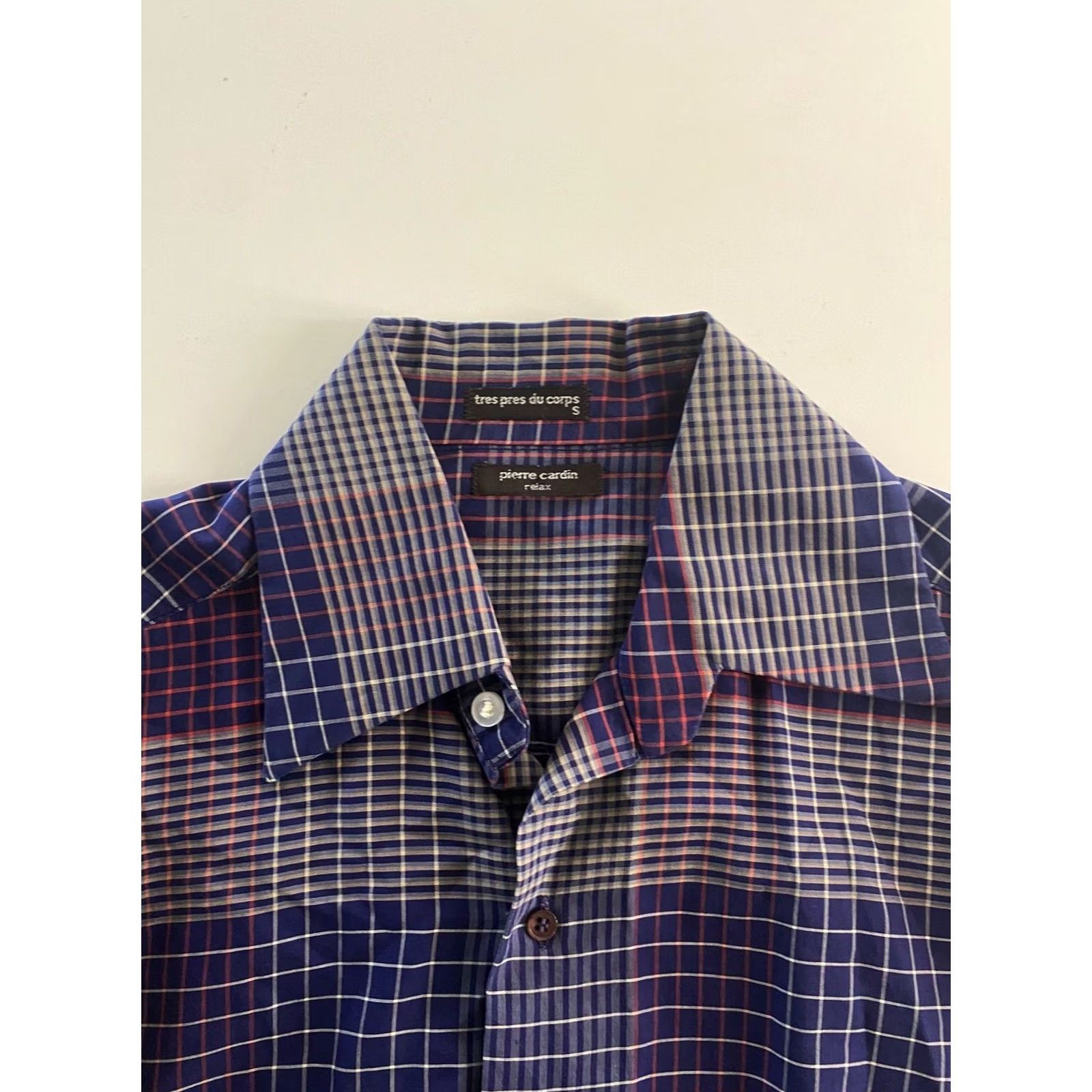 Pierre Cardin VTG Pierre Cardin Plaid LONG SLEEVE SHIRT Small S Multicolor Mens Button-Up User-defined 1980s VTG Size US S / EU 44-46 / 1 - 3 Thumbnail