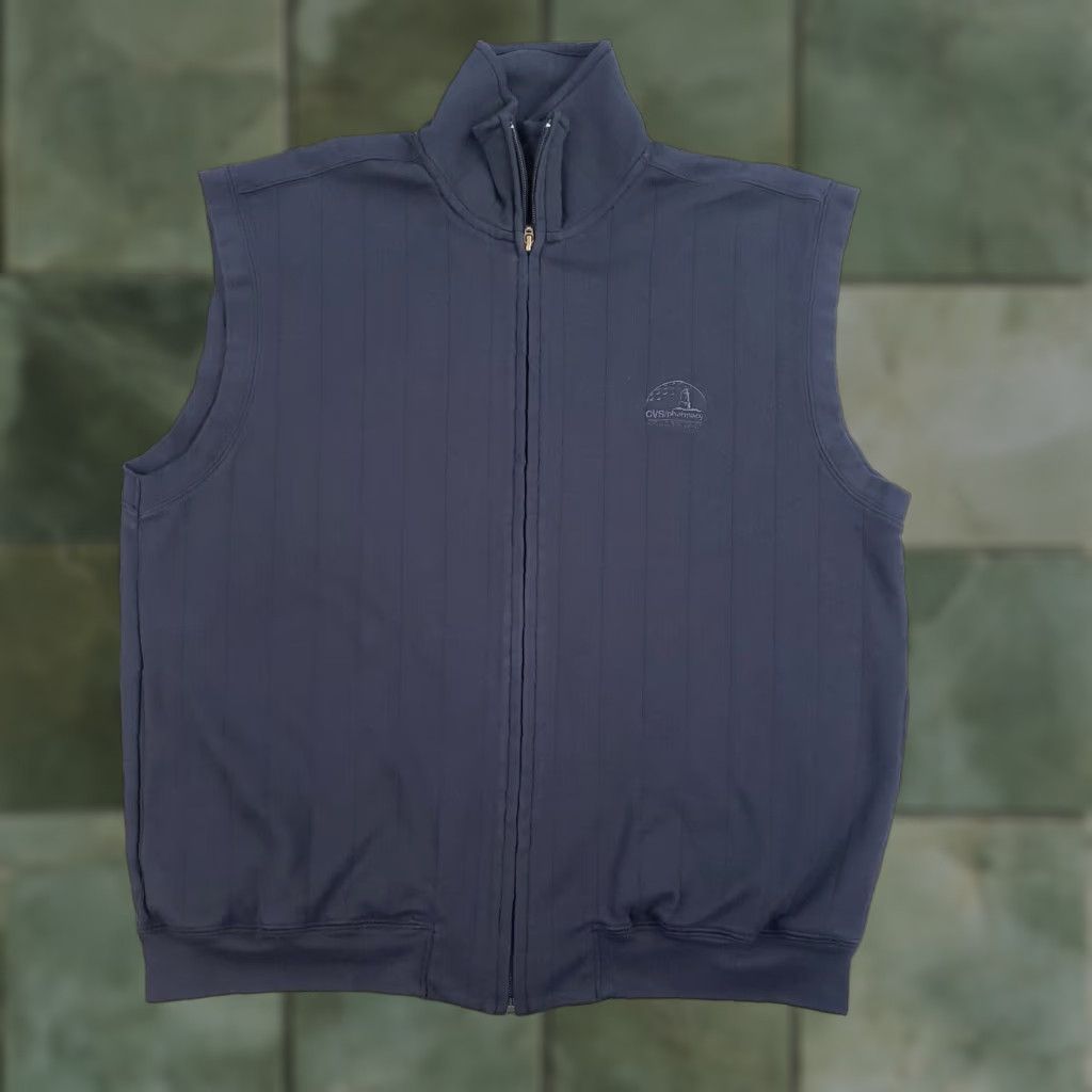 Vintage Fairway & Greene Vest Mens XL Black Full Zip Golf Windbreaker Size US XL / EU 56 / 4 - 1 Thumbnail