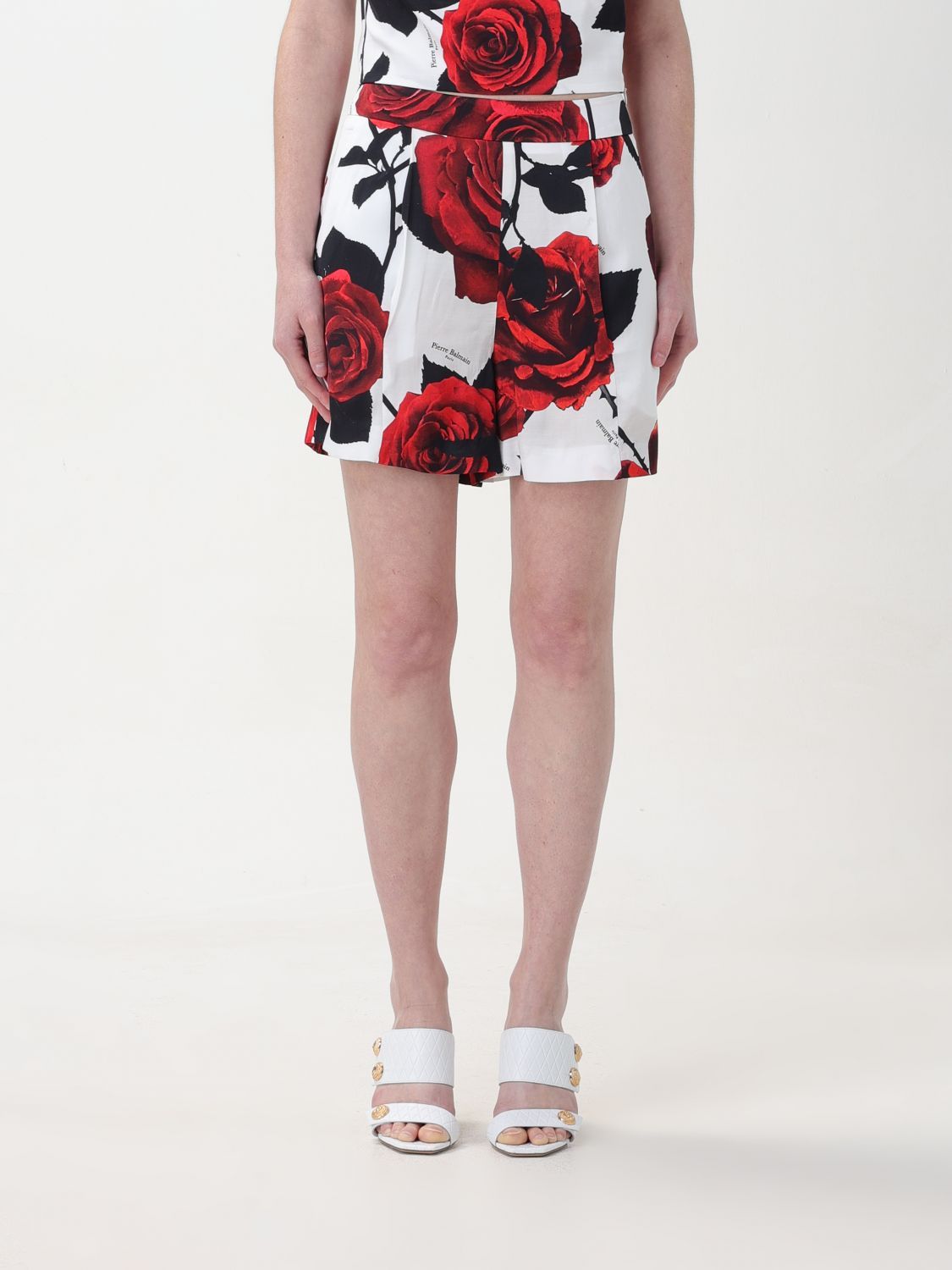 image of Balmain Short Woman White, Women's (Size 26)