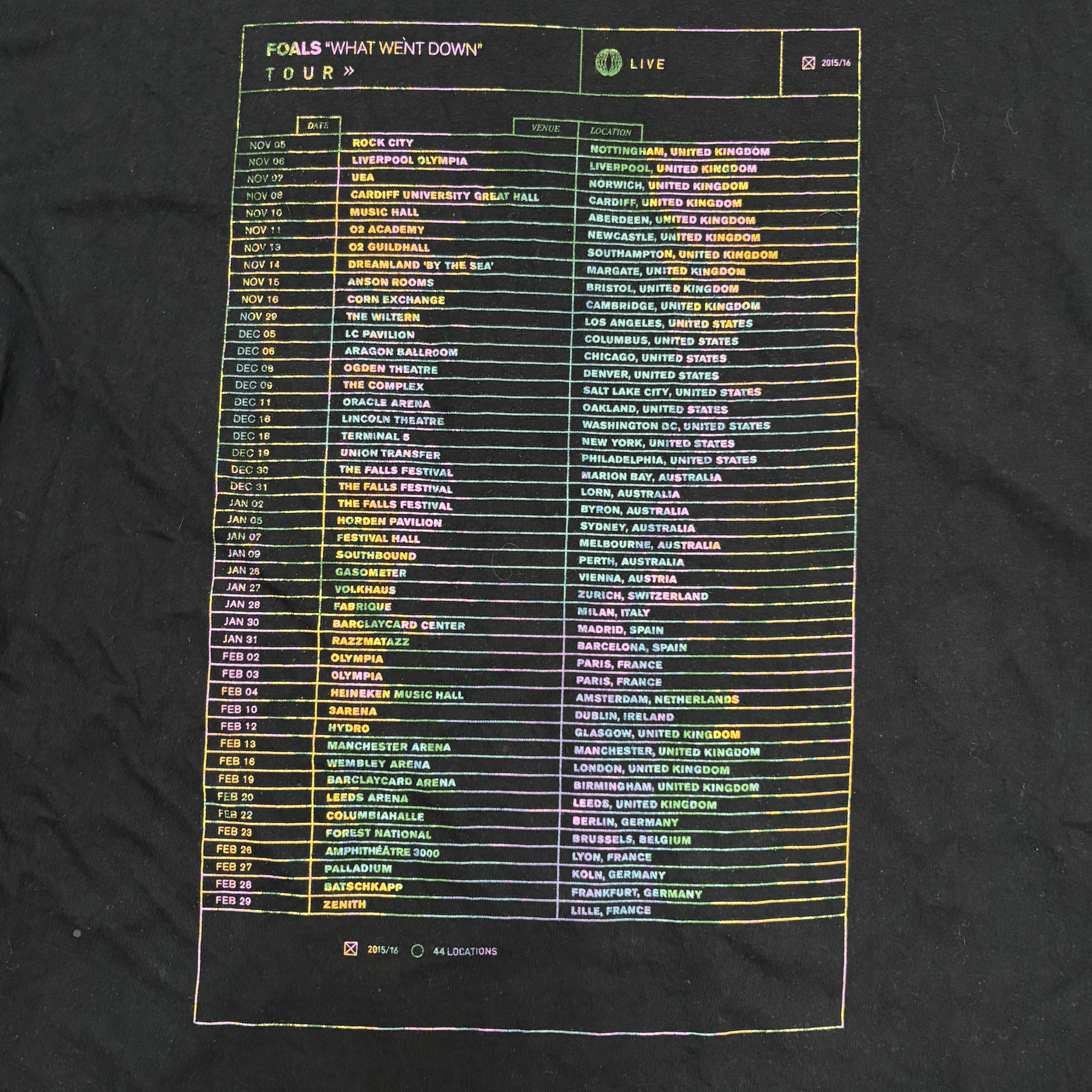 Band Tees Foals Shirt 2015 Indie Rock Band Tee Bloc Party The Strokes Size US XL / EU 56 / 4 - 11 Thumbnail