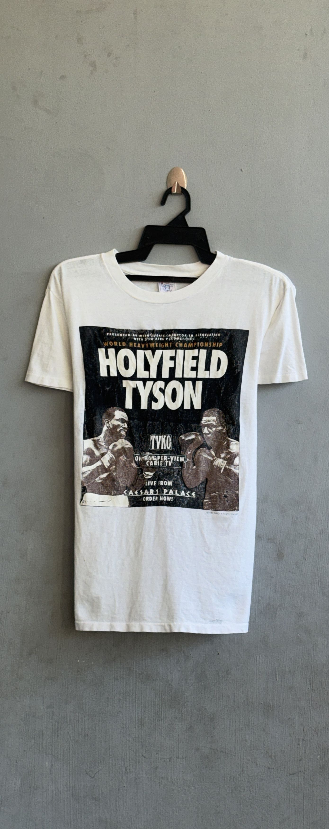 Vintage Mike Tyson VS Evander Holyfield Epic Vintage T-Shirt Size US M / EU 48-50 / 2 - 2 Thumbnail