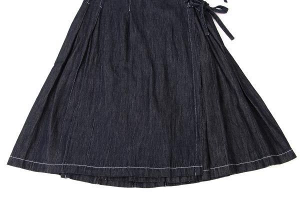 Comme des Garcons Comme des Garcons size M Retro denim strap overskirt Size 23" - 4 Thumbnail
