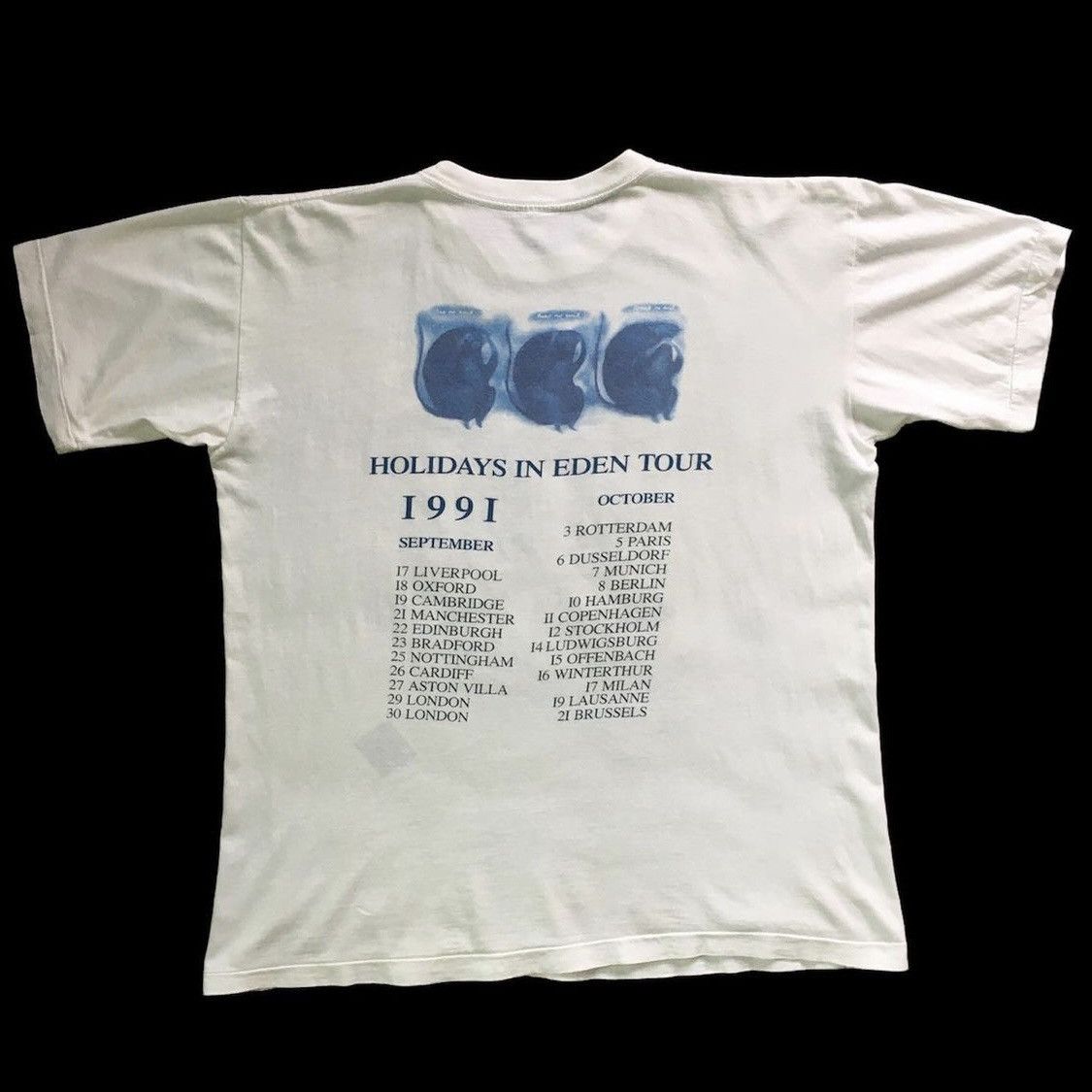 Band Tees × Vintage Vintage 1991 Marillion Holliday in Eden t-shirt Size US L / EU 52-54 / 3 - 2 Thumbnail