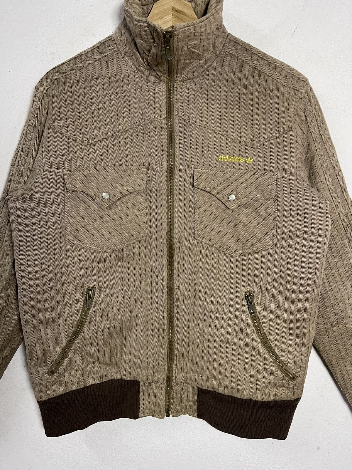 Adidas Vintage ADIDAS Striped Western Style Jacket Size US M / EU 48-50 / 2 - 6 Thumbnail