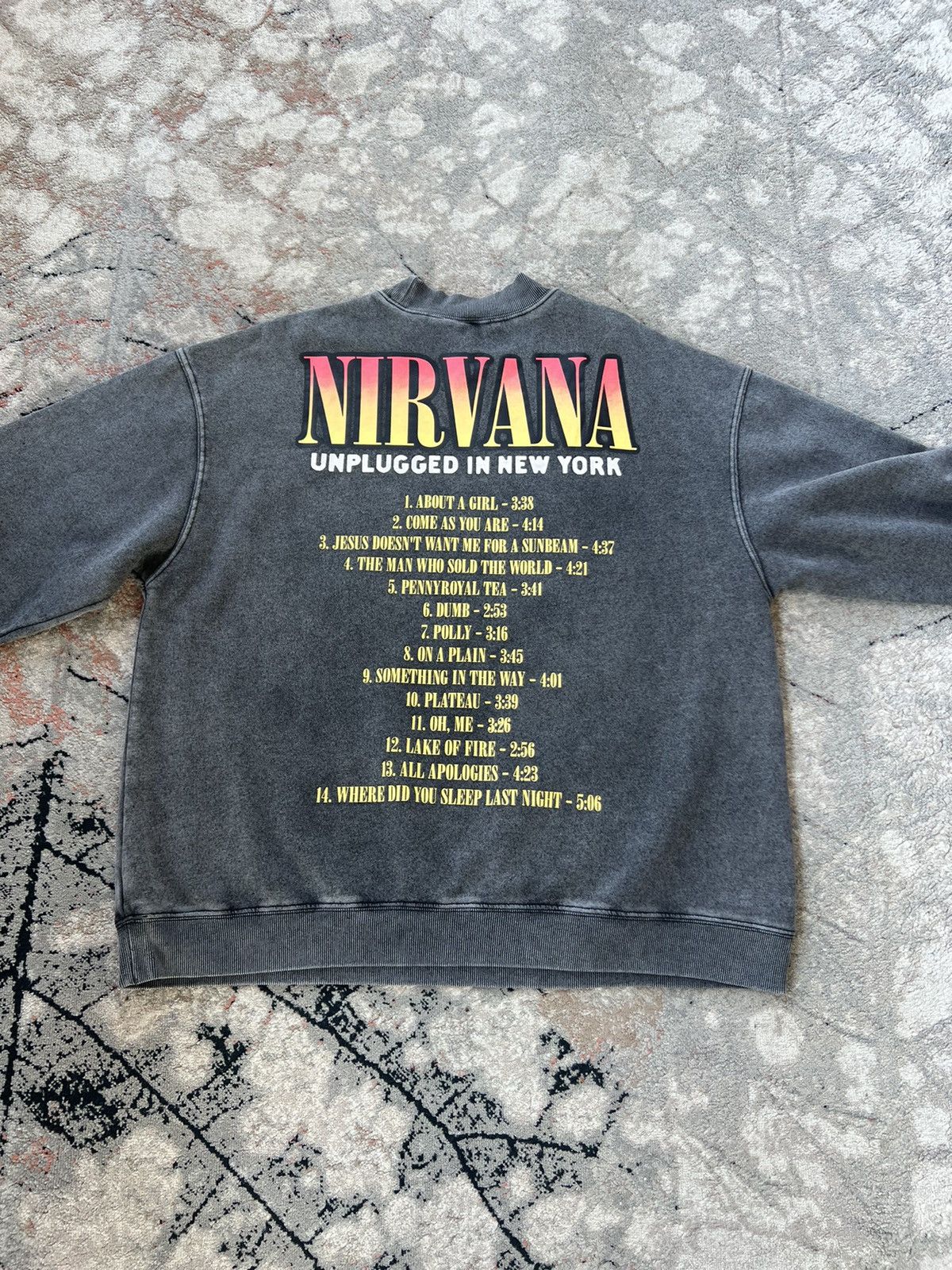 Band Tees Nirvana Unplugged In New York Sweatshirt Size US L / EU 52-54 / 3 - 4 Thumbnail