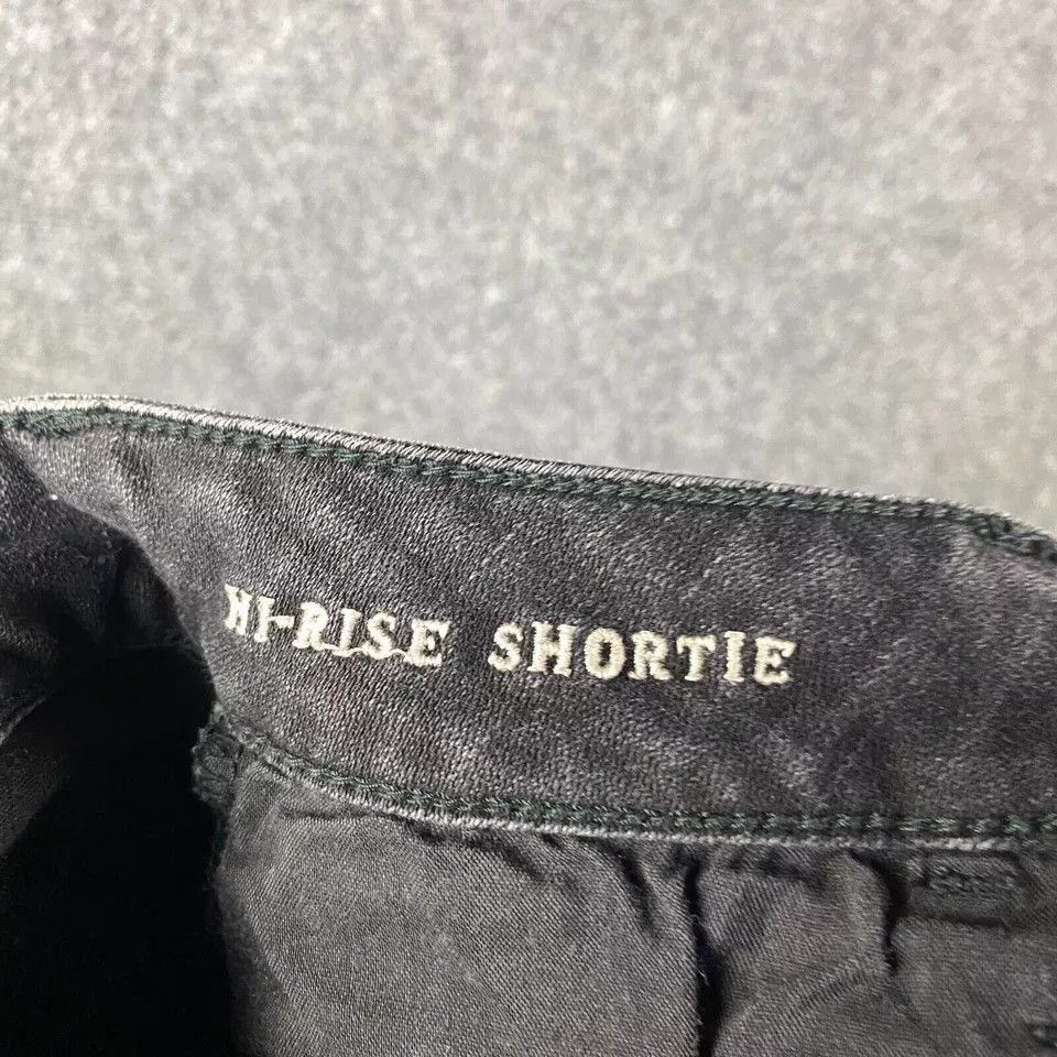 American Eagle Outfitters American Eagle Shorts Women's 4 H-Rise Shortie Denim Cut Off Size 27" / US 4 / IT 40 - 6 Thumbnail