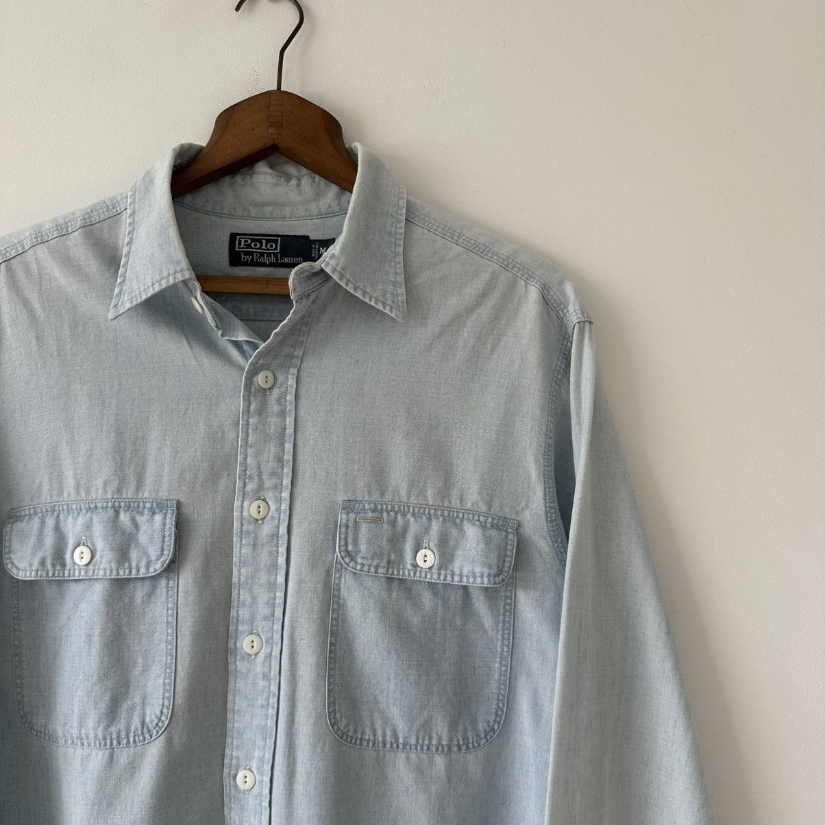 Polo Ralph Lauren Vintage Polo Ralph Lauren Whitewater Guide Chambray Shirt Size US M / EU 48-50 / 2 - 7 Thumbnail