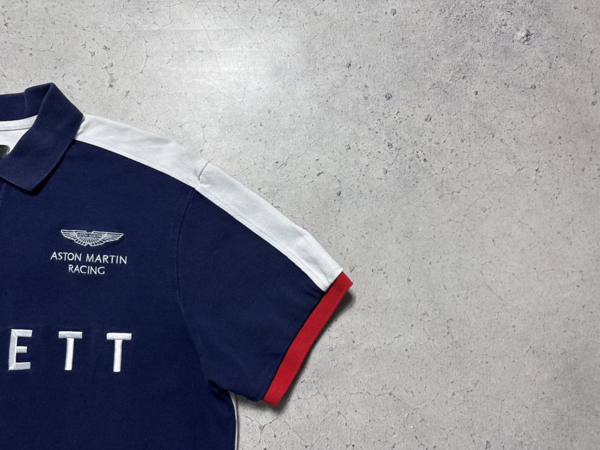 Hackett Hackett Aston Martin Racing #95 Vintage Polo Shirt Size US L / EU 52-54 / 3 - 2 Thumbnail
