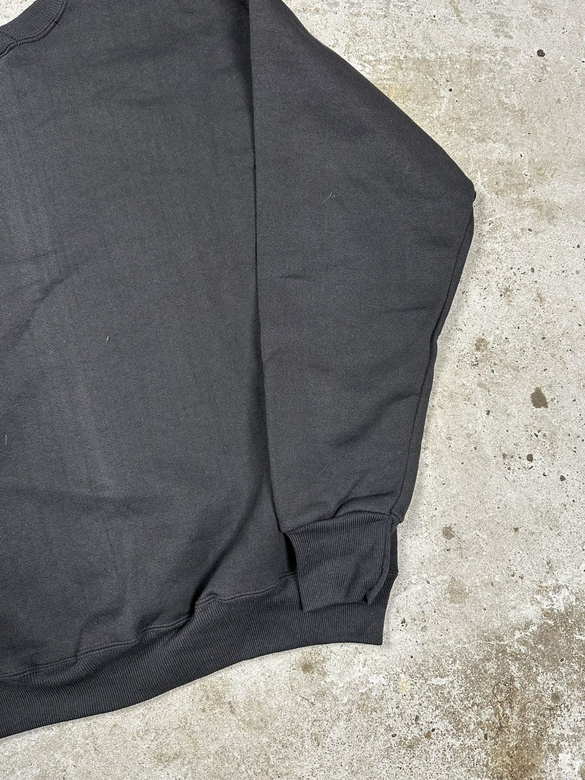 Hanes Vintage Y2K Hanes Premium Weight Black Blank Crewneck Size US L / EU 52-54 / 3 - 10 Thumbnail