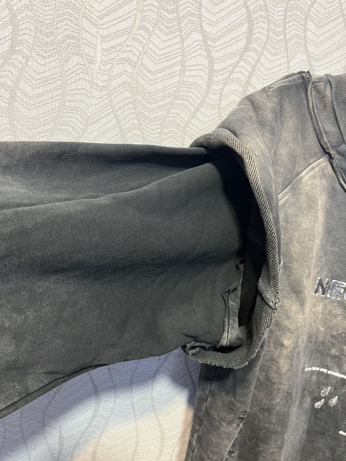 Diesel Diesel F Strat Distressed Cropped Avant Garde Sweatshirt Size S / US 4 / IT 40 - 7 Thumbnail