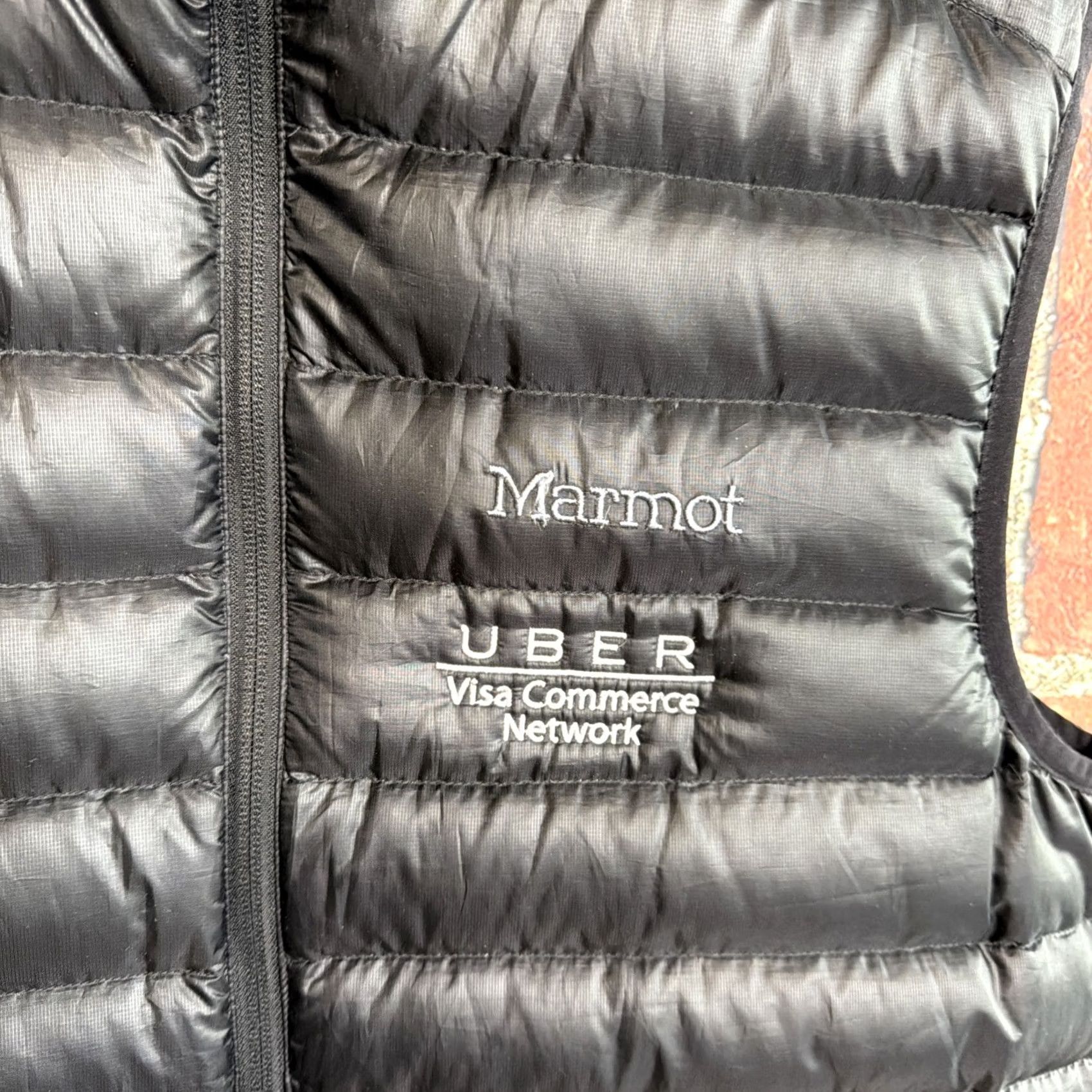 Marmot Marmot Vest Black 85% Down Full Zip 700 Fill Stand-Up Puffer Jacket Mens M Regular Size Down Insulation Quilted Pocket Chest 37 in Size US M / EU 48-50 / 2 - 2 Thumbnail