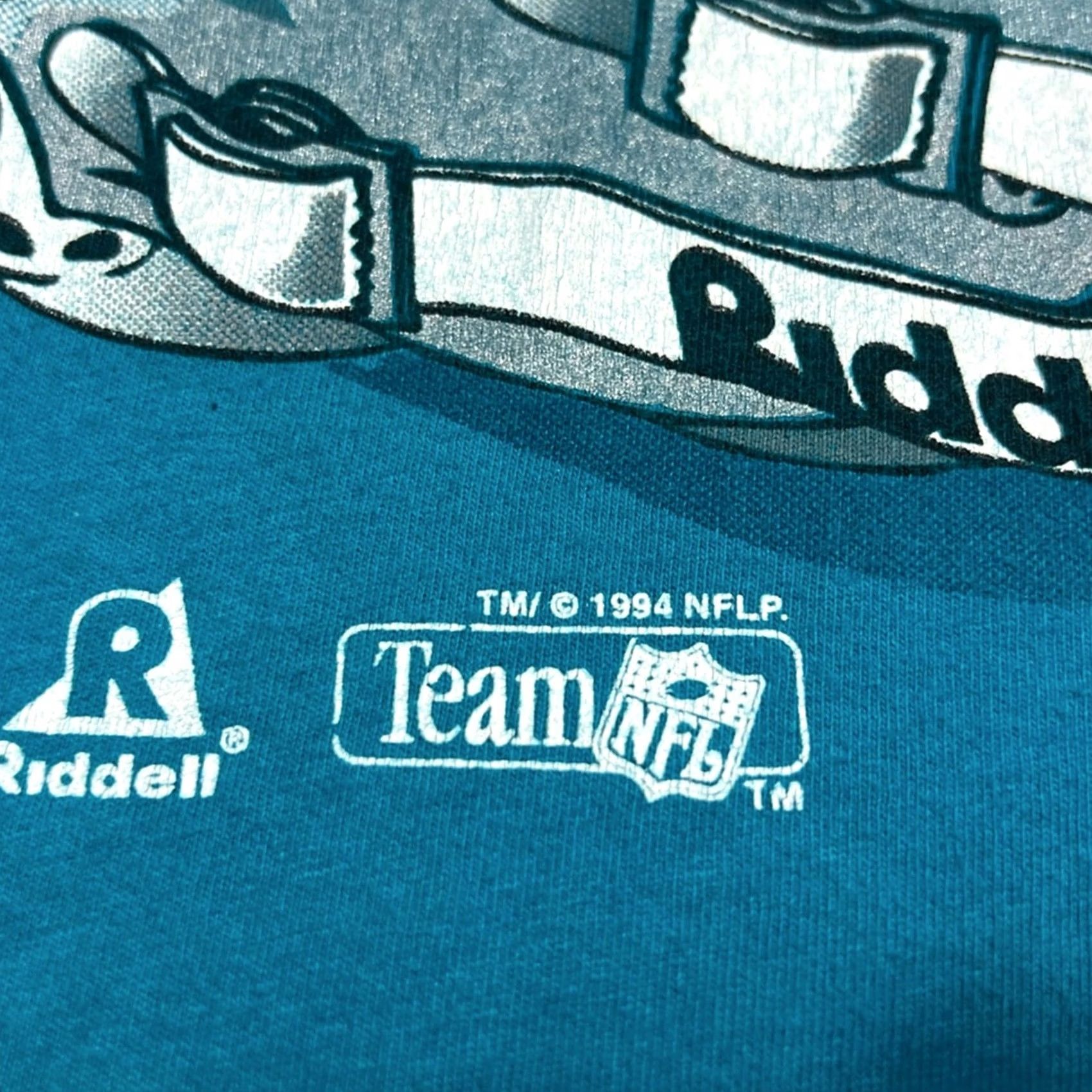 Riddell VINTAGE 1994 Jacksonville Jaguars Shirt Riddell SZ XL Banned Logo Men XL Blue Regular Size Adult Formal? Size US XL / EU 56 / 4 - 5 Thumbnail