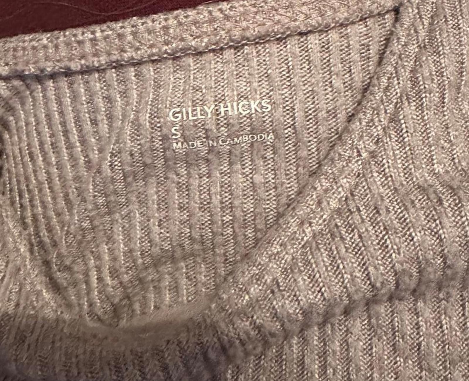 Other Gilly Hicks Ribbed Knit Crop Top with Wrap Tie Size S Size S / US 4 / IT 40 - 3 Thumbnail