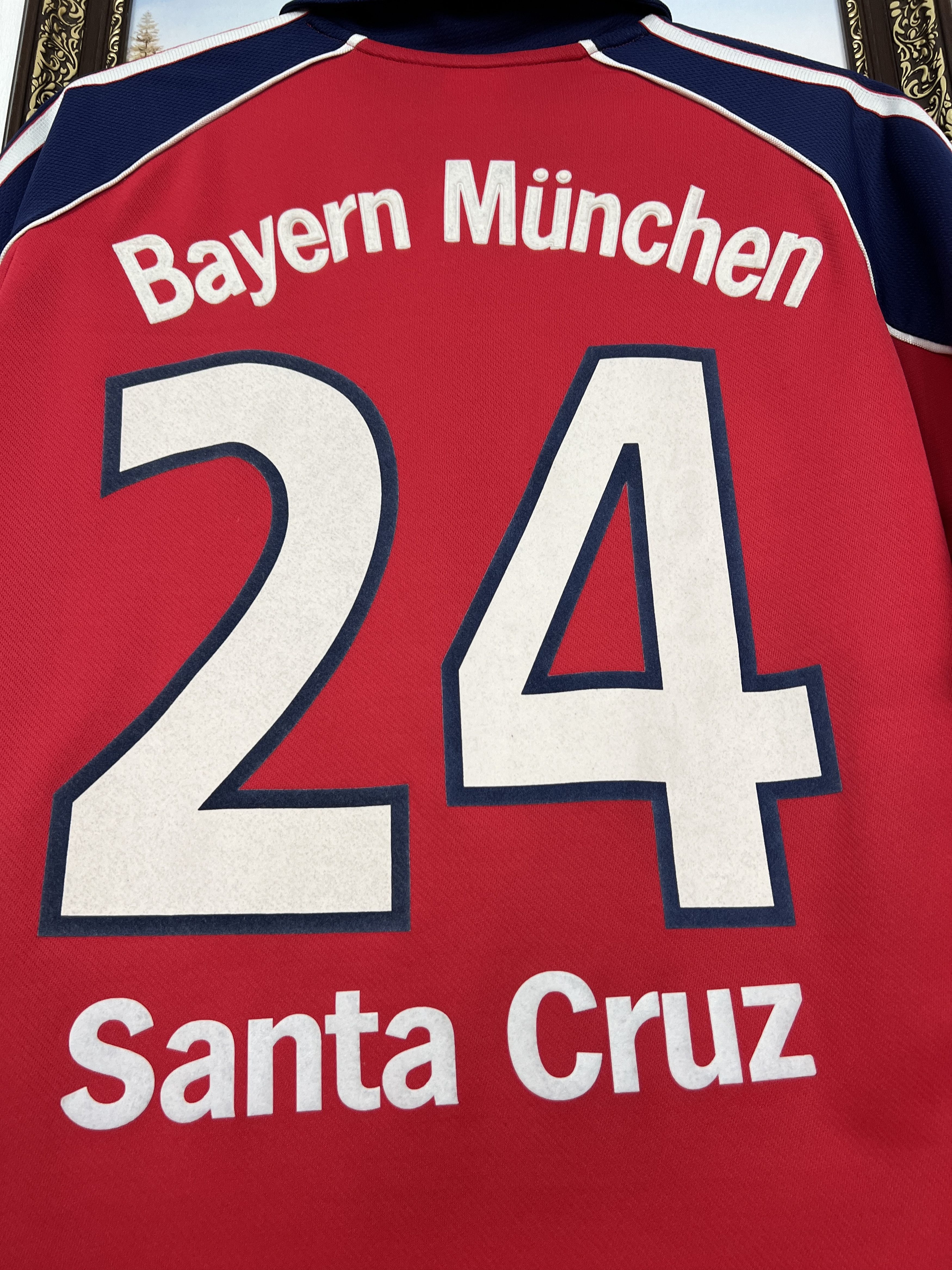 Adidas Bayern Munich Home football shirt 1999 #24 Santa Cruz Adidas Size US S / EU 44-46 / 1 - 2 Thumbnail