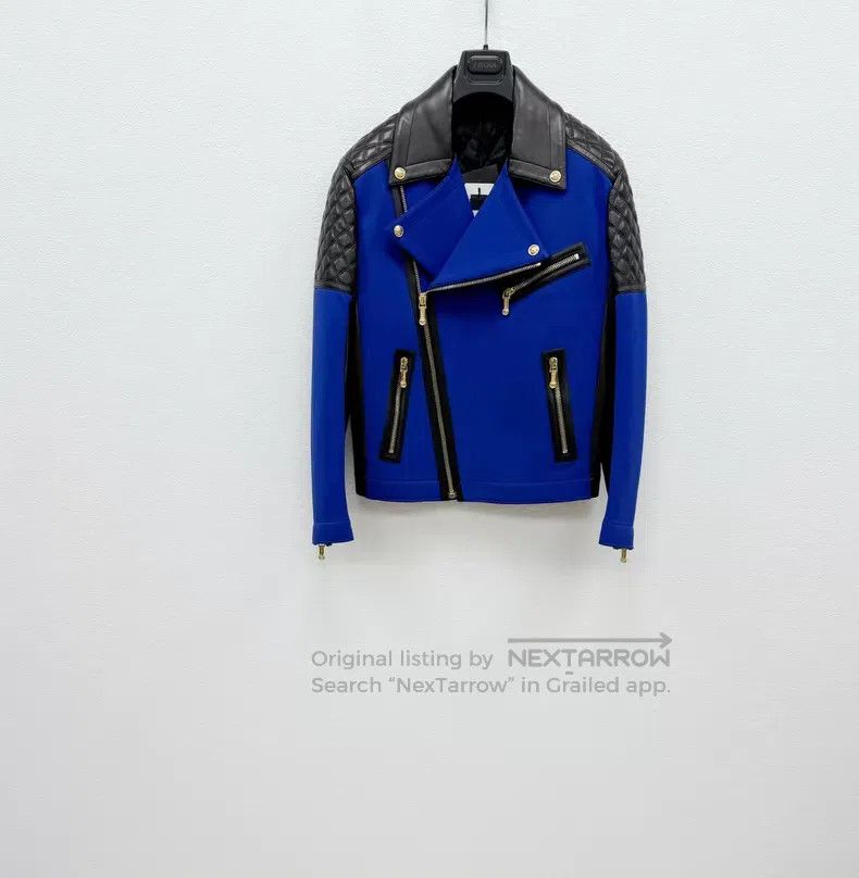 Versace Versace Main line wool blend patchwork cotton jacket Size US S / EU 44-46 / 1 - 1 Thumbnail
