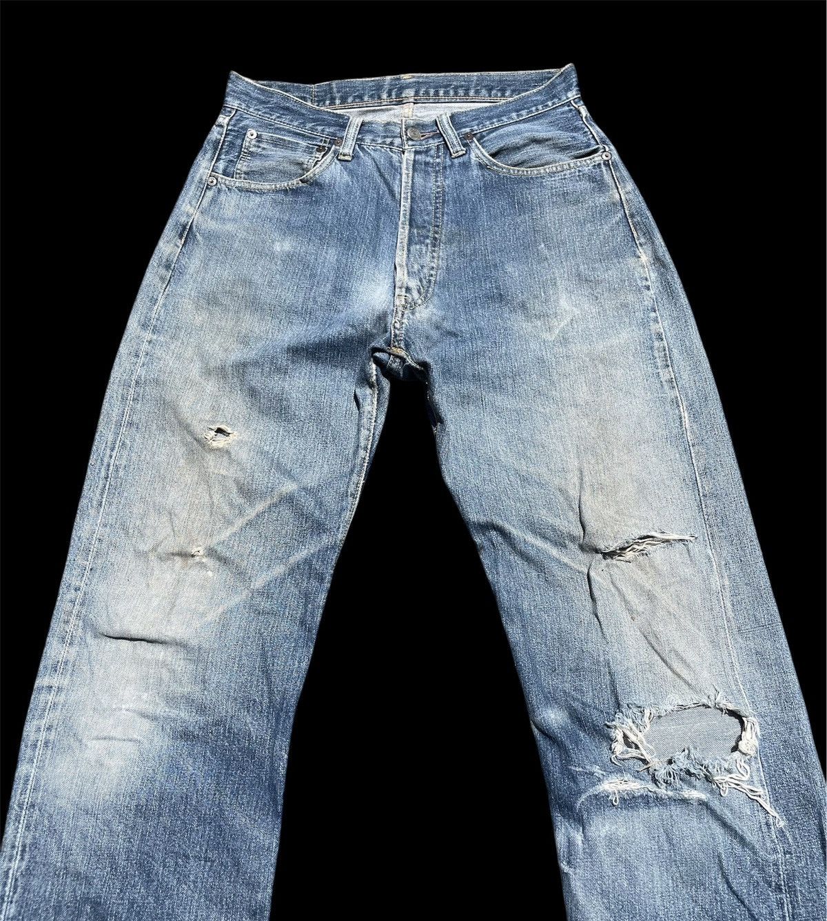Japanese Brand 🔥Accept Binding Offer🔥 Buckayro Disstressed Denim Pants Size US 28 / EU 44 - 4 Thumbnail