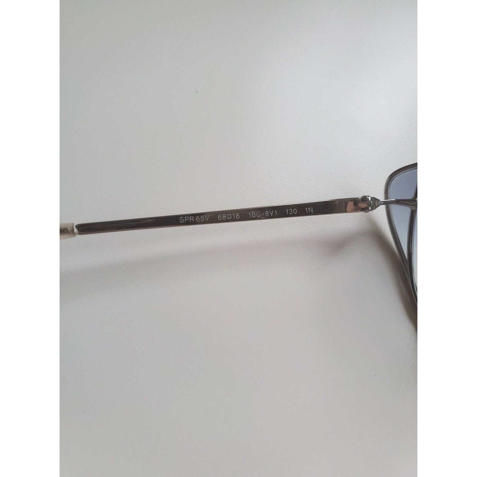 Prada Prada Cat Eye Sunglasses SPR65V Blue Metal Frame 68 130 Size ONE SIZE - 8 Thumbnail