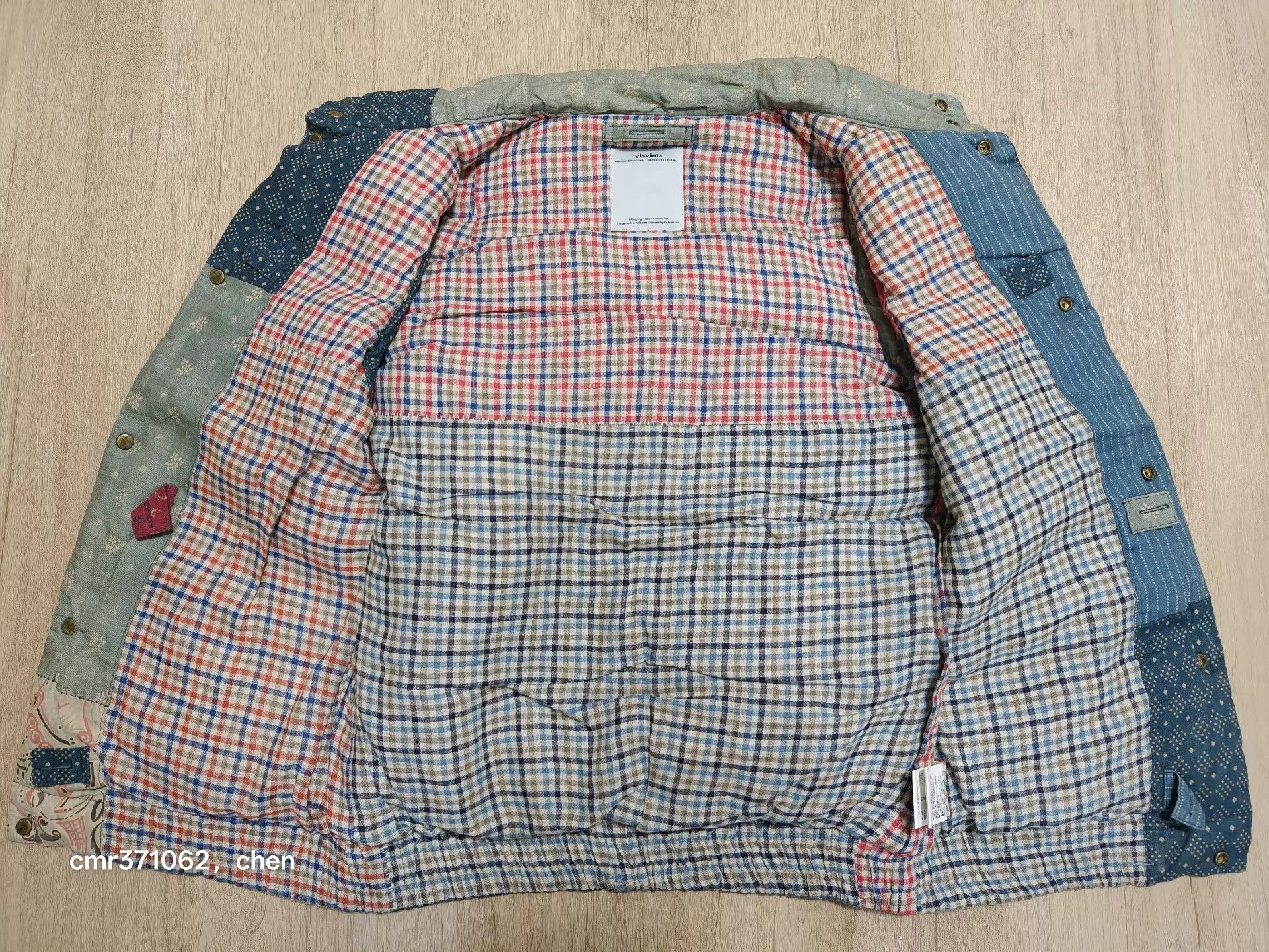 Visvim VISVIM 14AW FLUX PATCHWORK DOWN VEST USED S1 Size US S / EU 44-46 / 1 - 7 Thumbnail