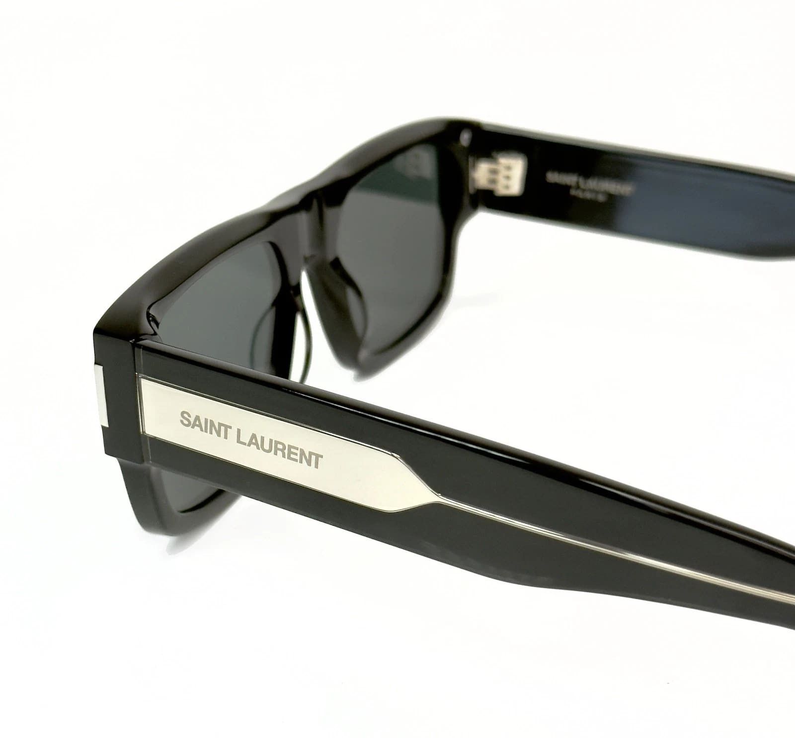 Yves Saint Laurent SAINT LAURENT SL659 Naked SL 659 001 Black Sunglasses Size ONE SIZE - 4 Thumbnail