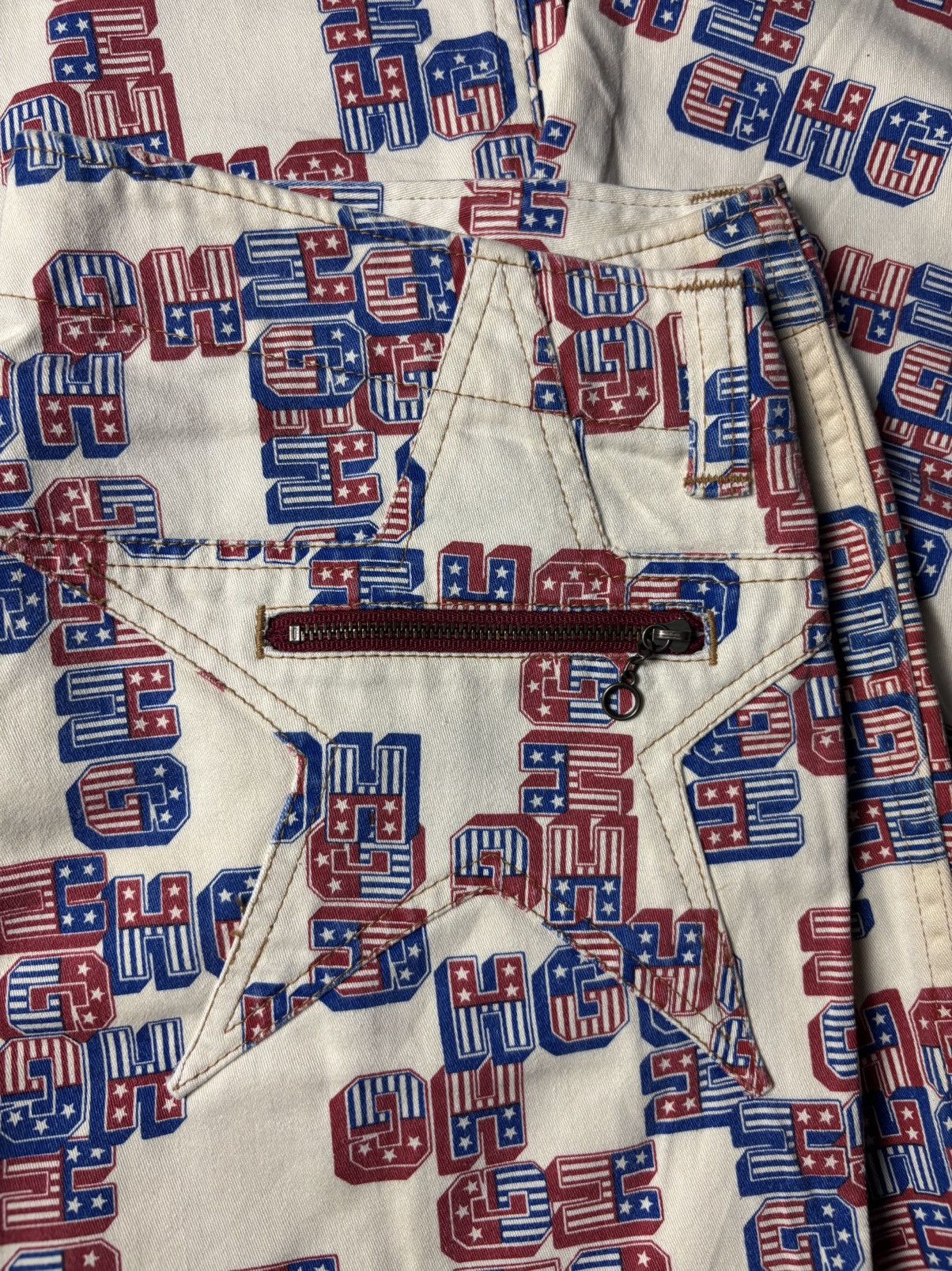 Hysteric Glamour 2000s Hysteric Glamour ‘HG’ Full Print Star Pants Size US 28 / EU 44 - 12 Thumbnail