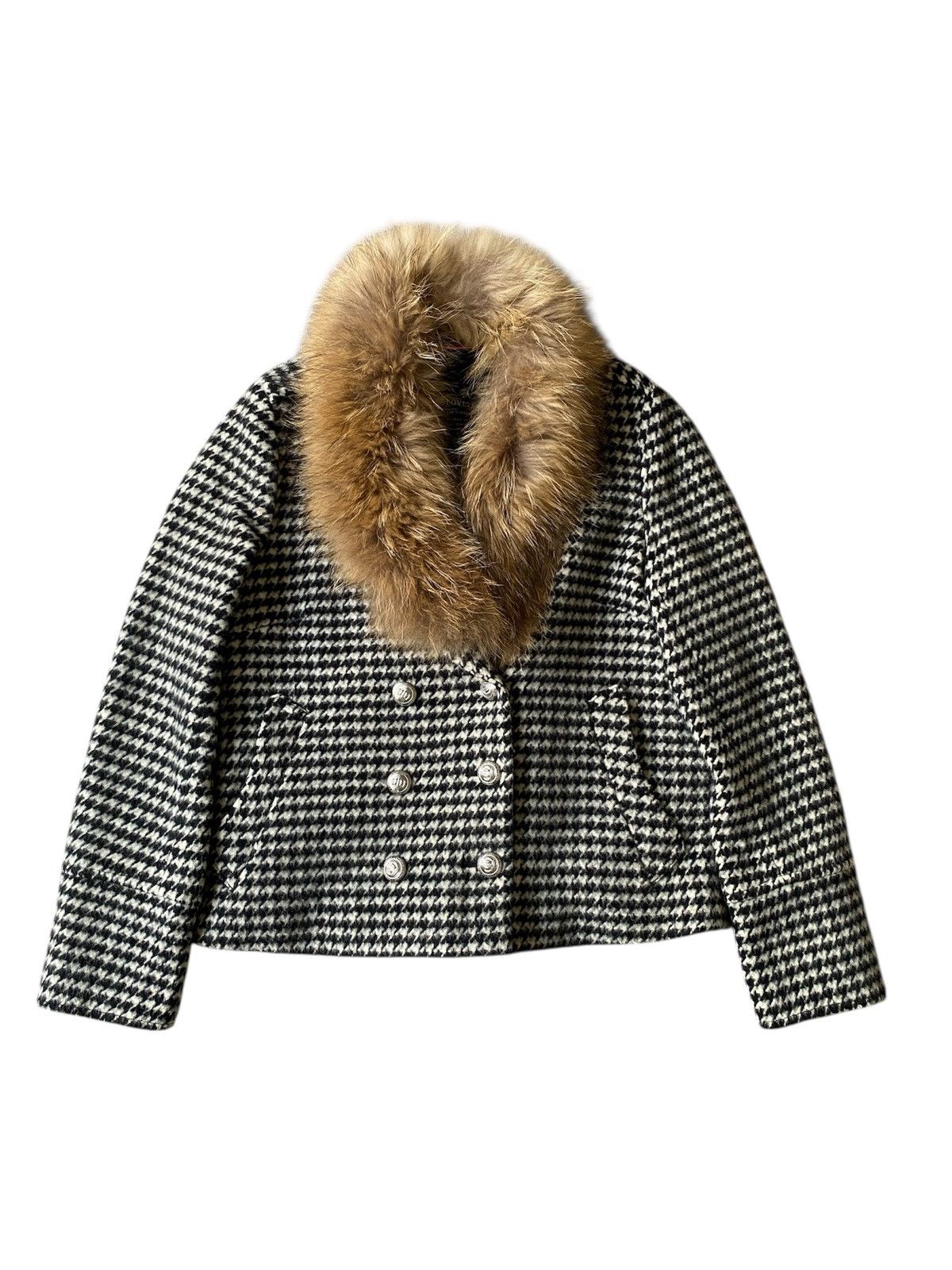 Loveless Loveless Japan Double Breasted Wool Cropped Fur Jacket Size US S / EU 44-46 / 1 - 1 Thumbnail