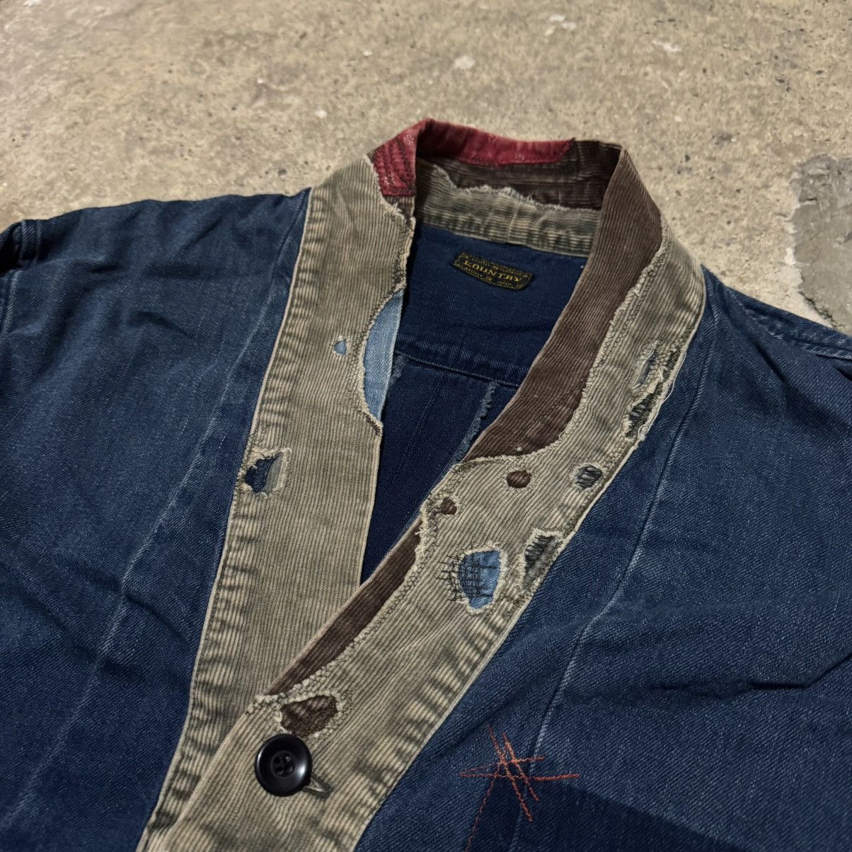 Kapital Kountry Kapital KOUNTRY Denim Reconstructed niragi Size US XXL / EU 58 / 5 - 5 Thumbnail