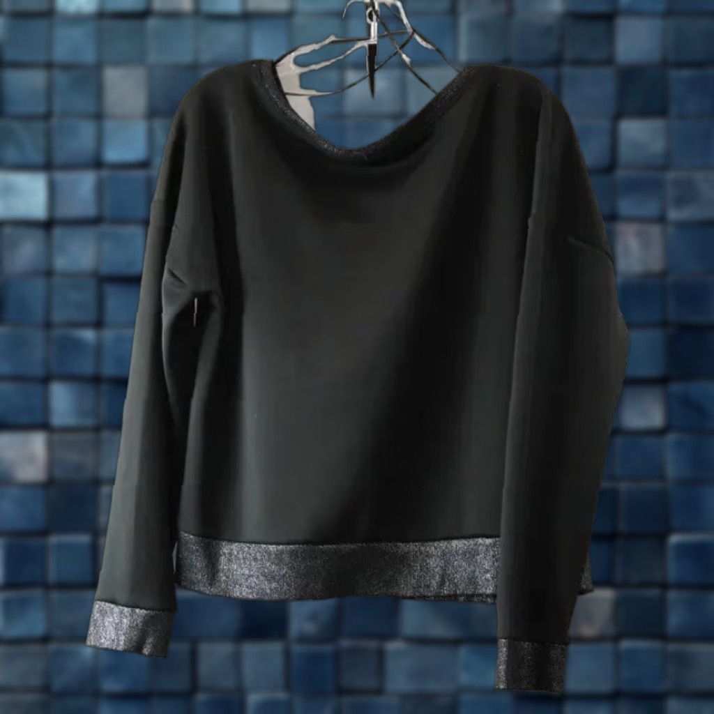 Vintage VINTAGE NWOT Women Rock&Republic So Over It Black Graphic Screen Print Sweater Size XL Size XL / US 12-14 / IT 48-50 - 1 Thumbnail