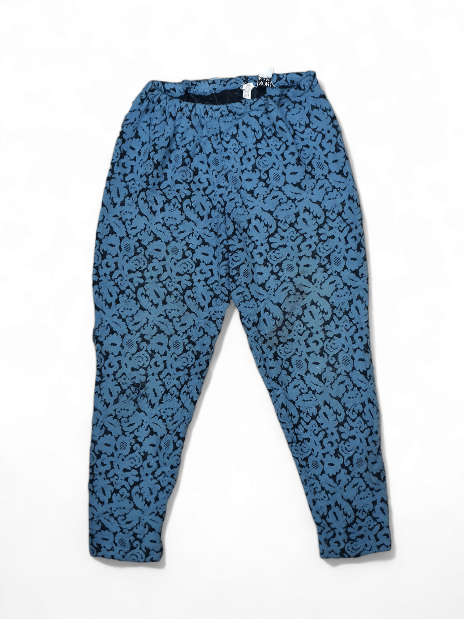 image of Norma Kamali Long Pants in Blue, Women's (Size 26)