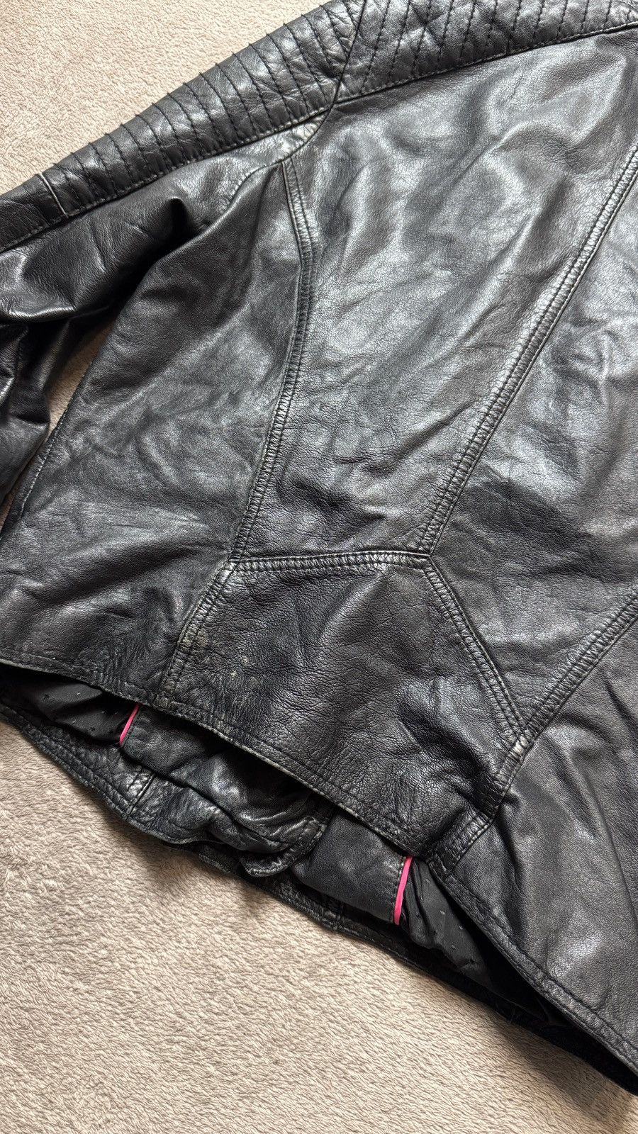 Japanese Brand Biker Y2K Vintage Lambskin Leather Jacket schott allsaints Size M / US 6-8 / IT 42-44 - 10 Thumbnail