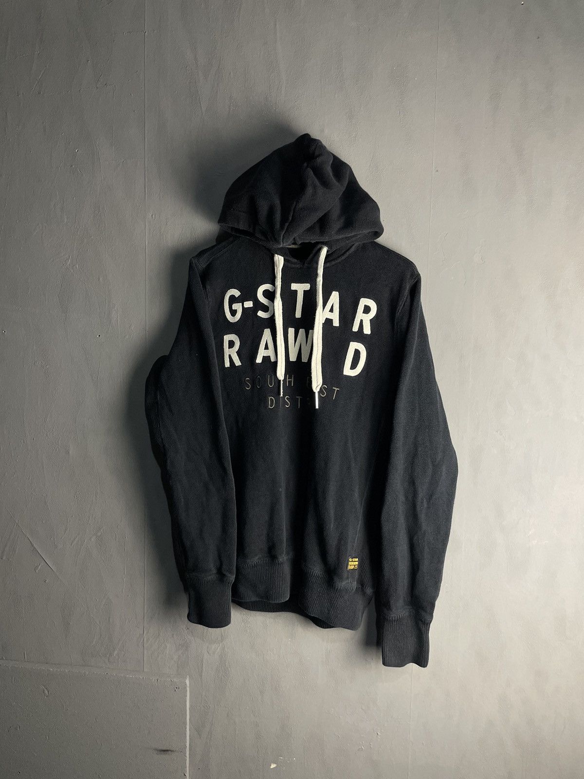 G-Star G-Star Raw Trin Hooded Knit long sleeve hoodie big logo Size US XL / EU 56 / 4 - 1 Thumbnail