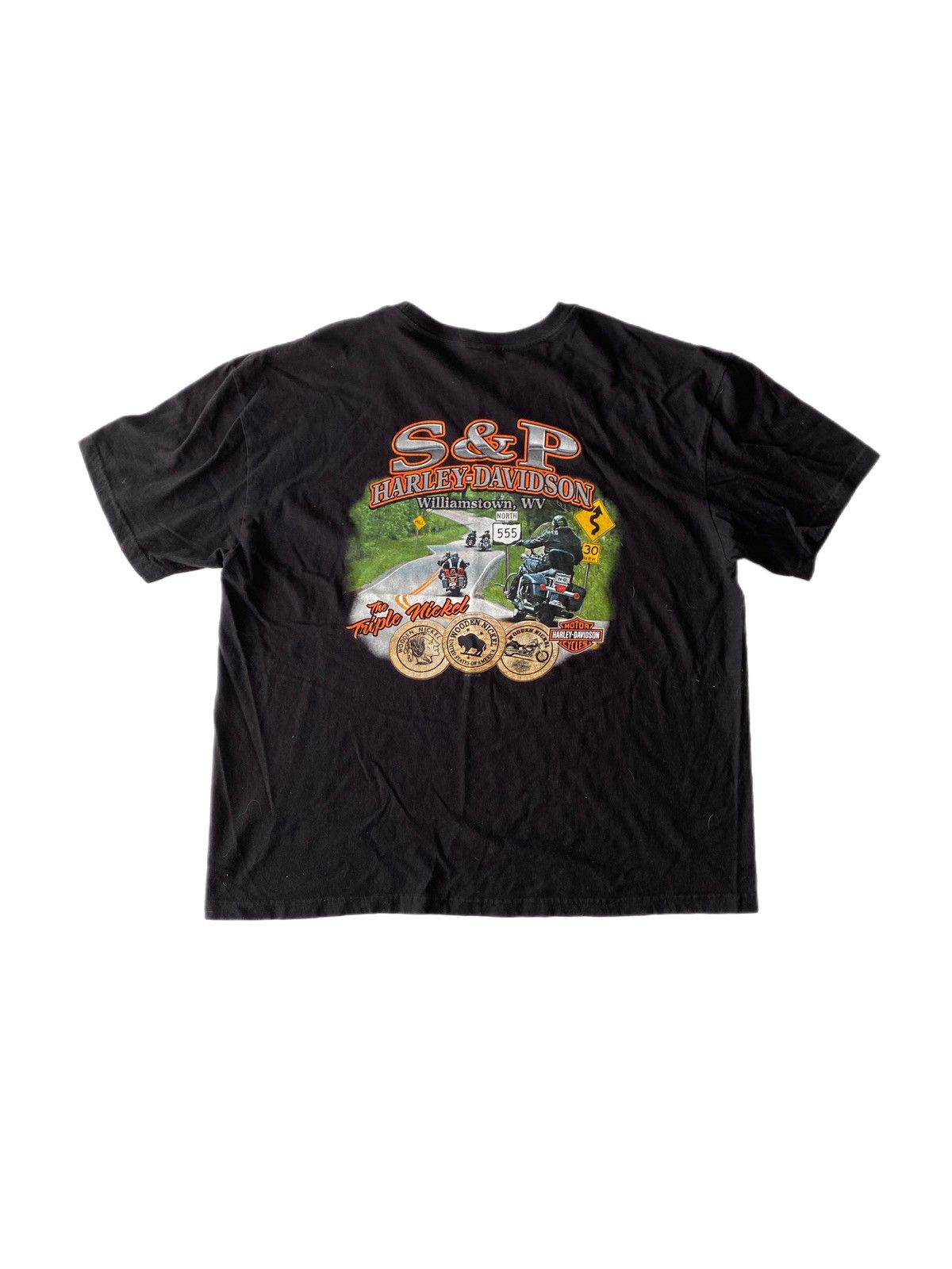Harley Davidson × Vintage Vintage Harley Davidson T-Shirt Size US XXL / EU 58 / 5 - 2 Thumbnail