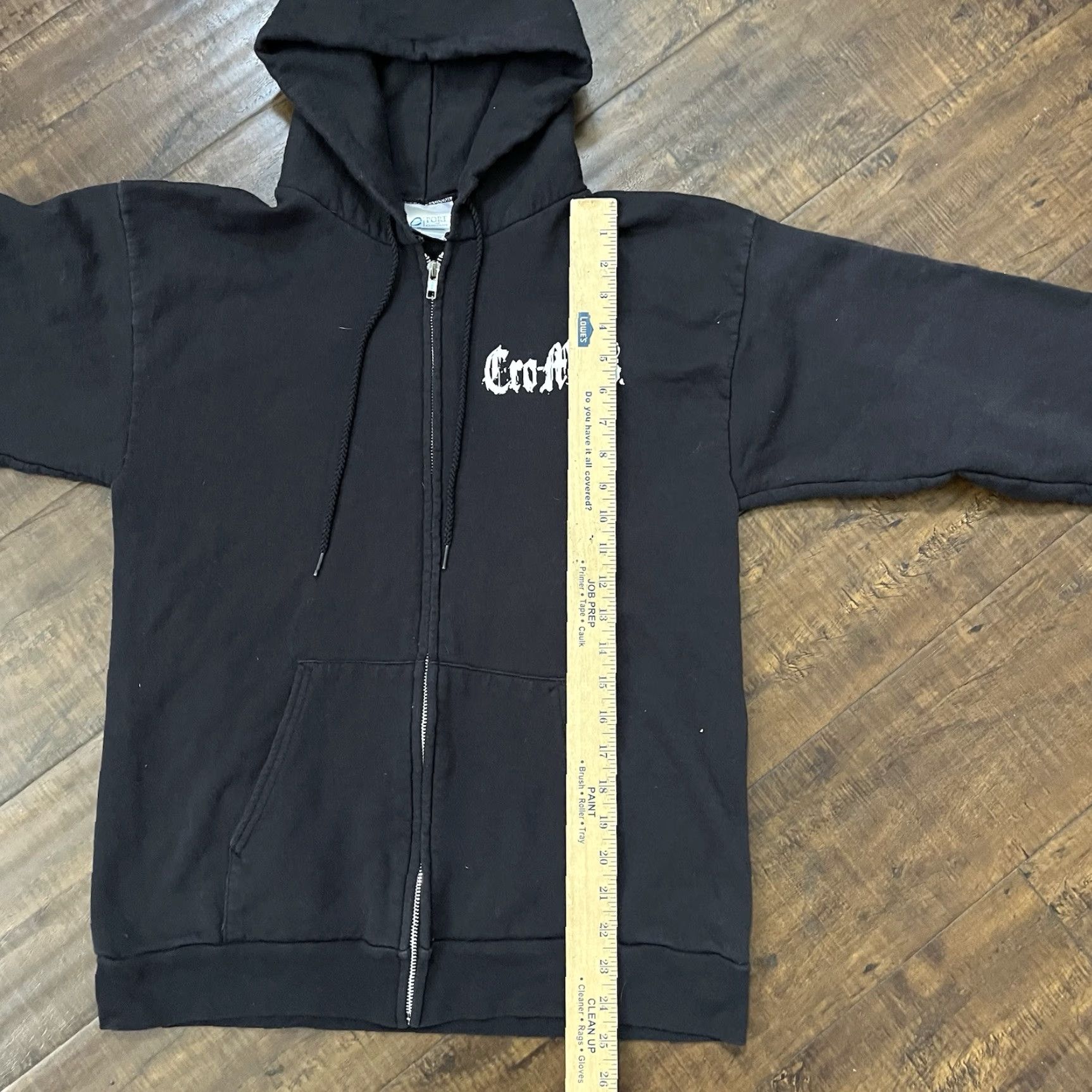 Port & Company VINTAGE Cro-Mags Hoodie Mens Small Black Graphic Print 80s 90s Punk Rock Size US S / EU 44-46 / 1 - 7 Thumbnail