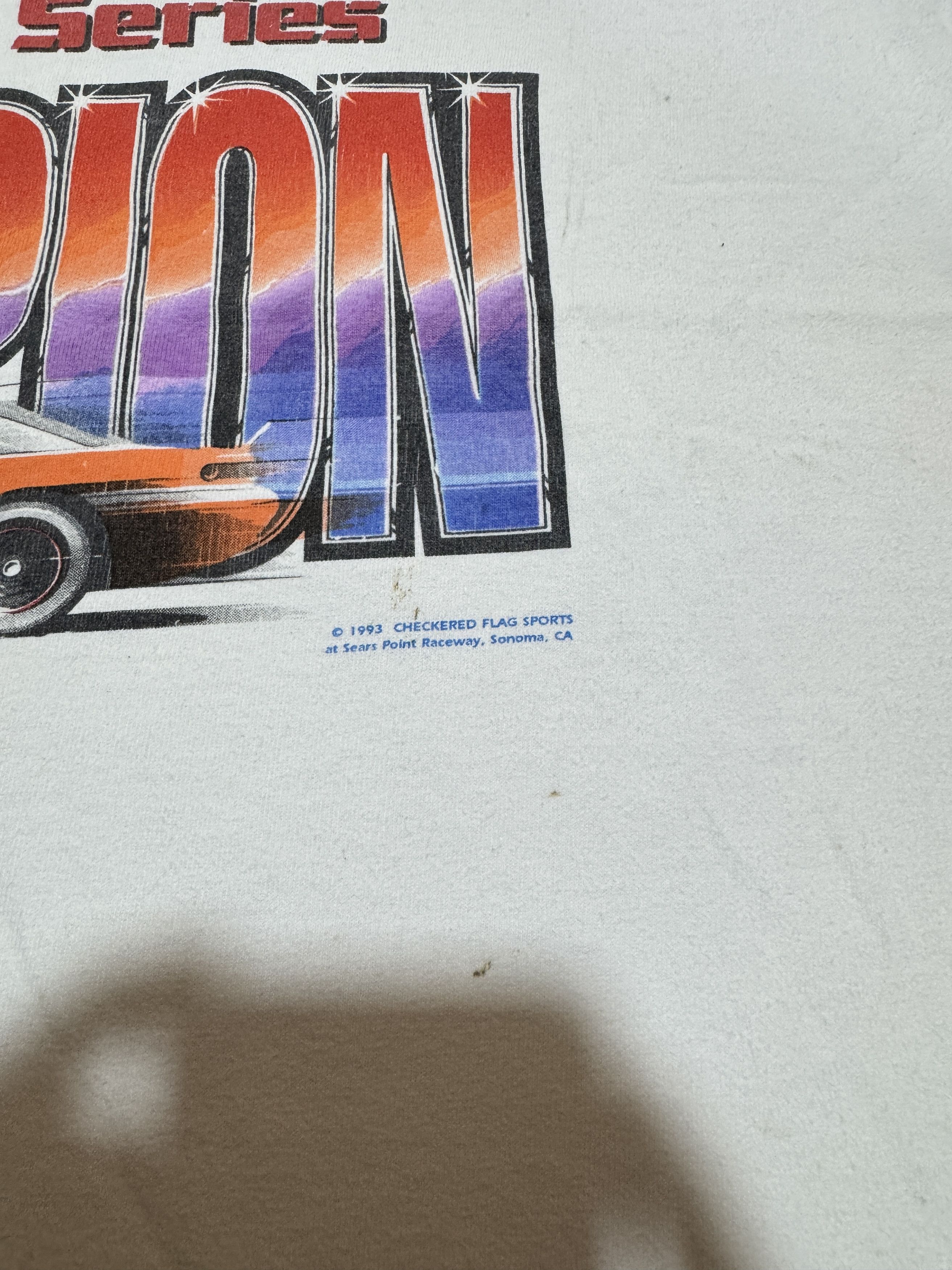 Chase Authentics Vintage NASCAR Winston Cup Series Distressed T shirt Size US L / EU 52-54 / 3 - 3 Thumbnail