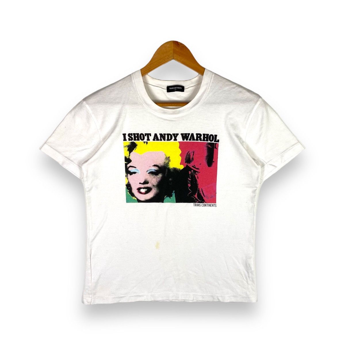 image of Band Tees x Movie I Shot Andy Warhol Movie By Mary Harron / Drama / Film Tee in White (Size Small)