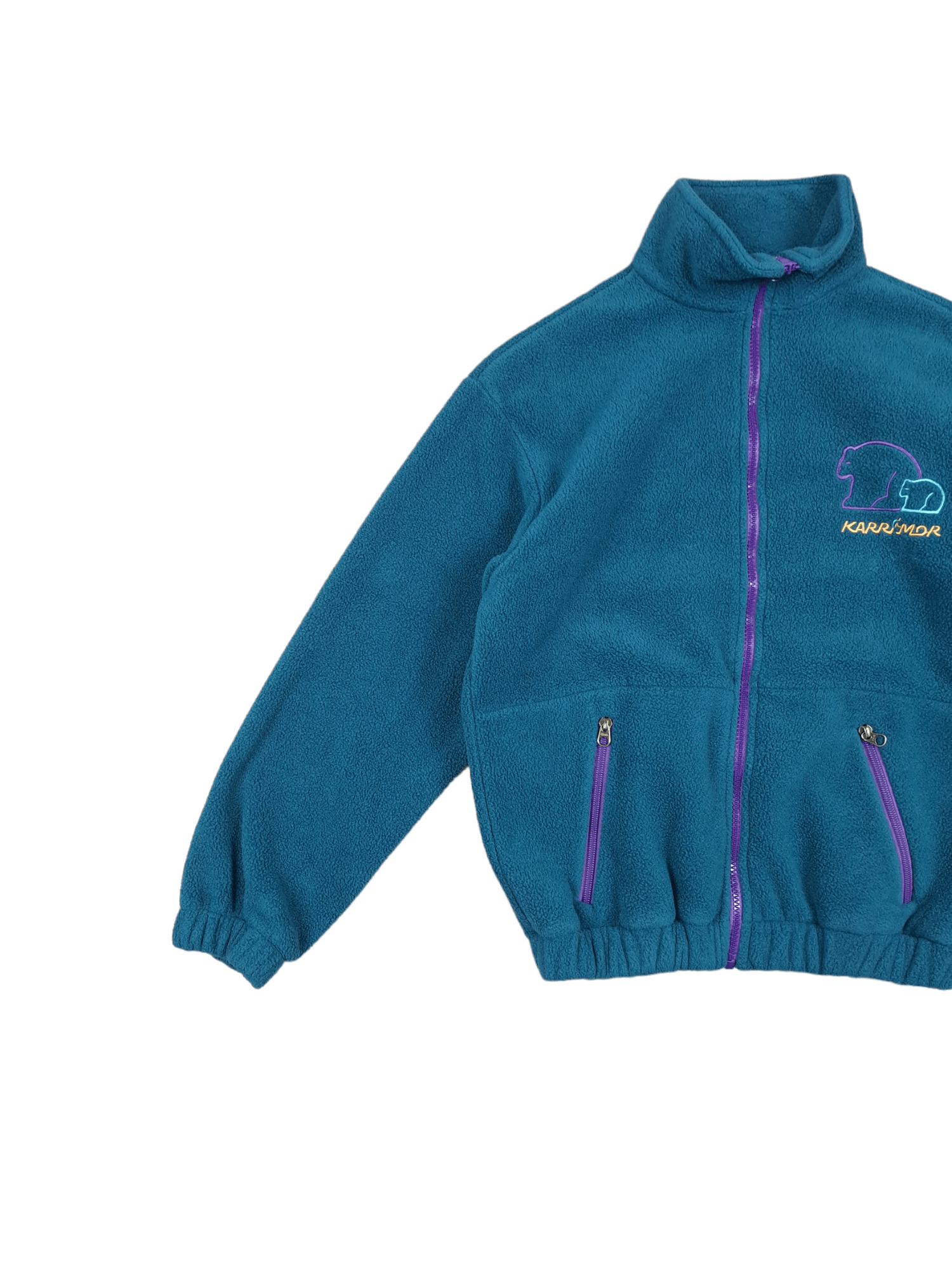 Karrimor × Vintage 💎 Karrimor Polartec Vintage Fleece Zip Jacket Outdoor Y2K Size US L / EU 52-54 / 3 - 3 Thumbnail