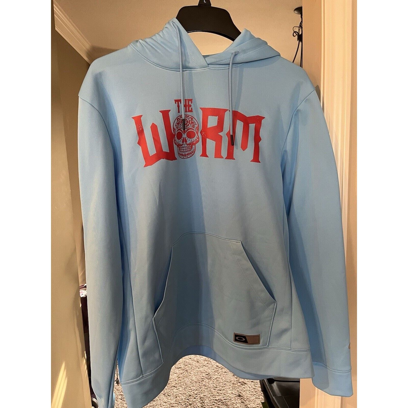Oakley Oakley Men's Hoodie Light blue with red graphics Size M Size US M / EU 48-50 / 2 - 1 Thumbnail