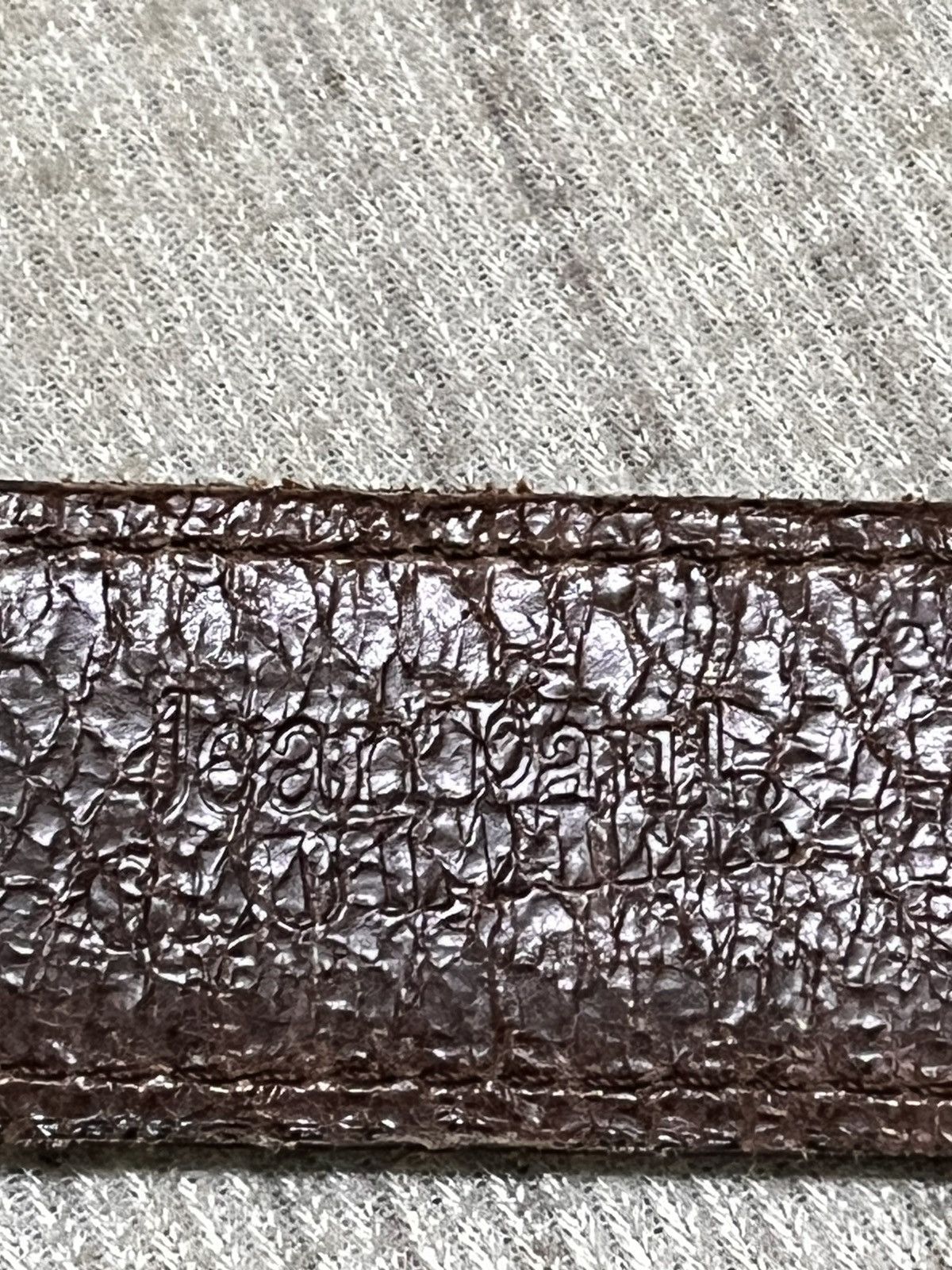 Jean Paul Gaultier Vintage 80s jean paul gaultier leather belt Size ONE SIZE - 4 Thumbnail