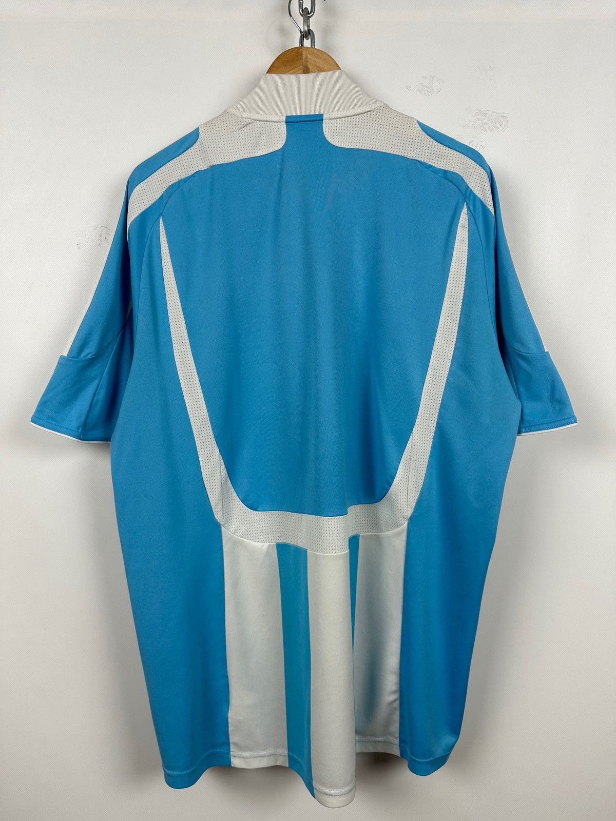 Adidas 2007/08 Adidas Olimpique Marseille Vintage Soccer Jersey Size US XL / EU 56 / 4 - 2 Thumbnail