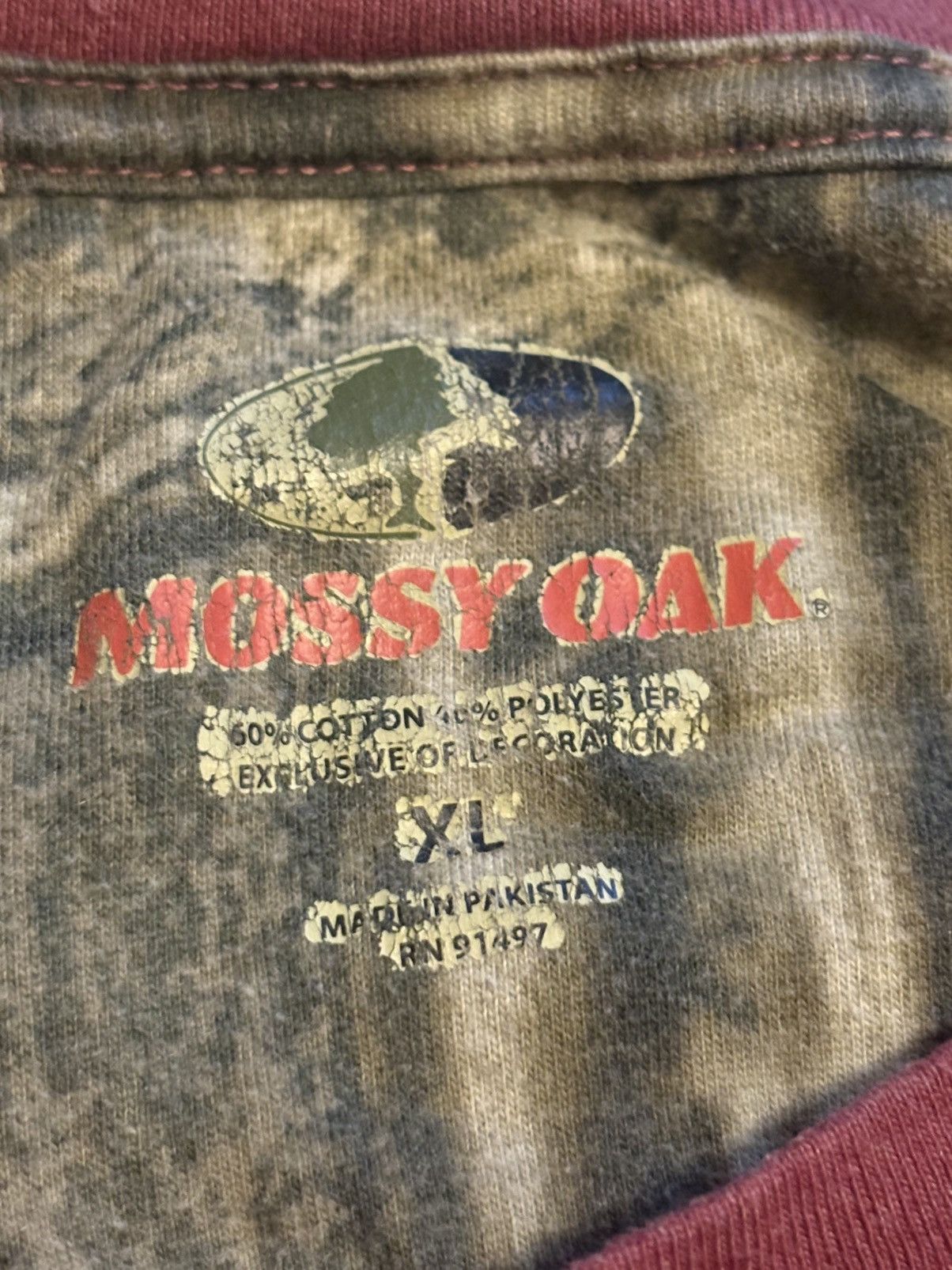 Mossy Oaks Mossy Oak Burgundy Waffle Knit Thermal Henley — XL Size US XL / EU 56 / 4 - 3 Thumbnail