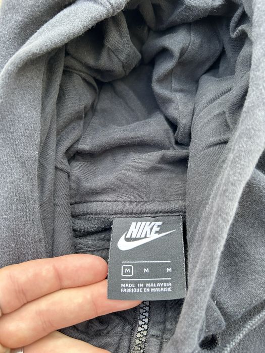 Nike Black Nike Zip Up Hoodie Sweatshirt Mini Logo | Grailed